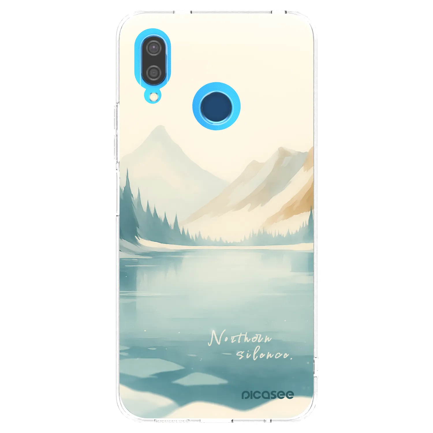 Picasee átlátszó szilikon tok az alábbi mobiltelefonokra Huawei P20 Lite - NOTHERN SILENCE