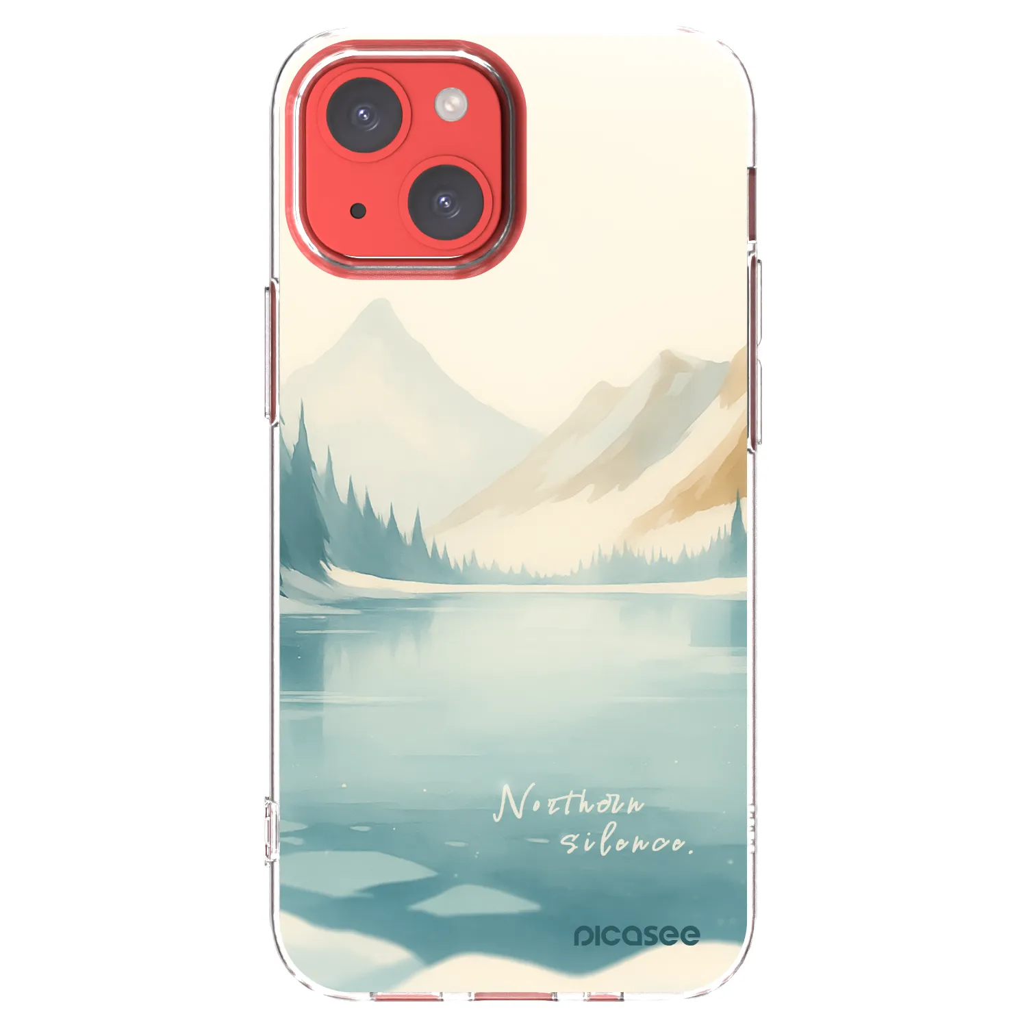 Picasee átlátszó szilikon tok az alábbi mobiltelefonokra Apple iPhone 13 mini - NOTHERN SILENCE