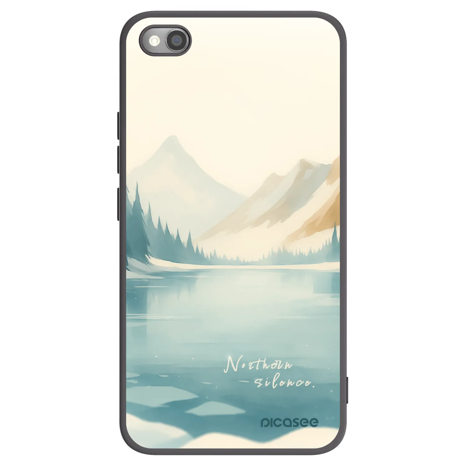 Picasee fekete szilikon tok az alábbi mobiltelefonokra Xiaomi Mi Note 10 (Pro) - NOTHERN SILENCE