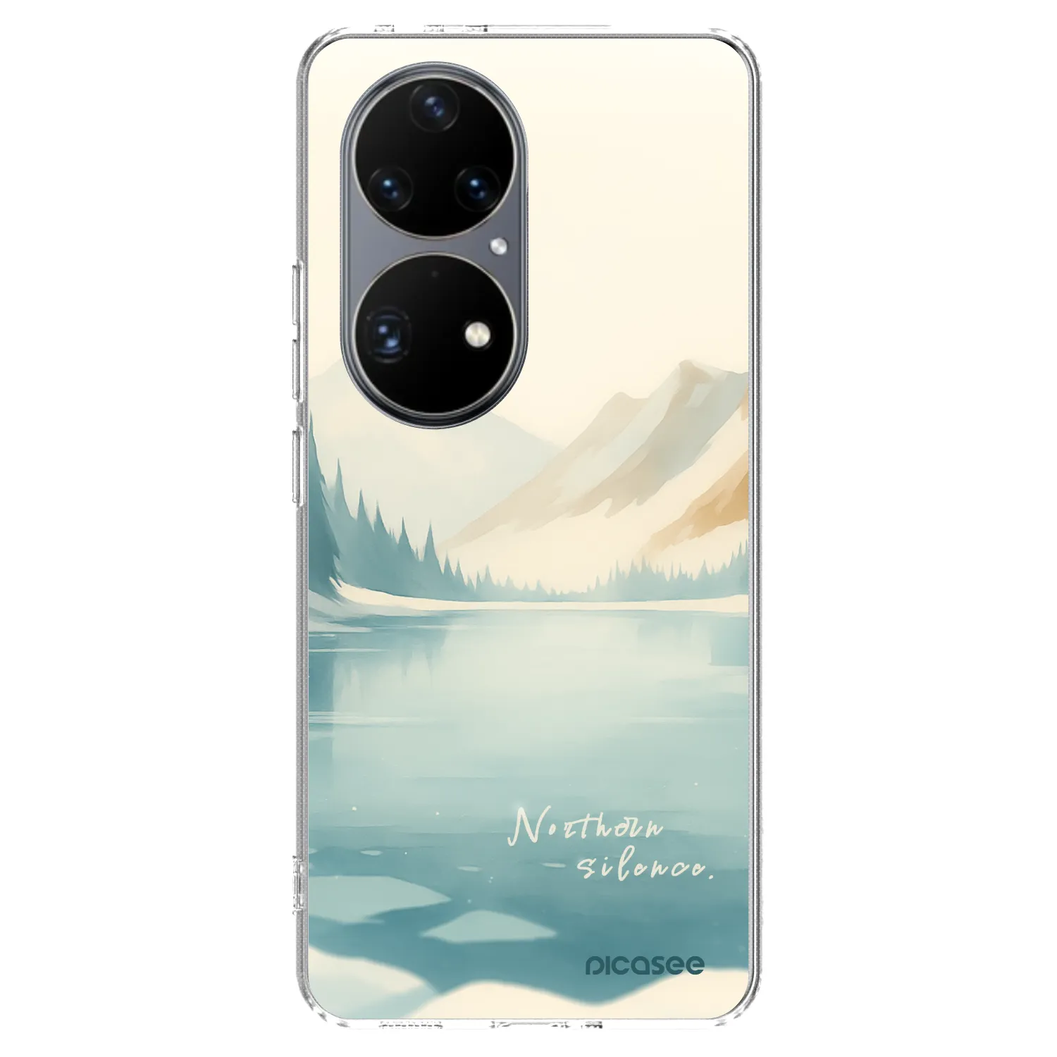 Picasee átlátszó szilikon tok az alábbi mobiltelefonokra Huawei P50 - NOTHERN SILENCE