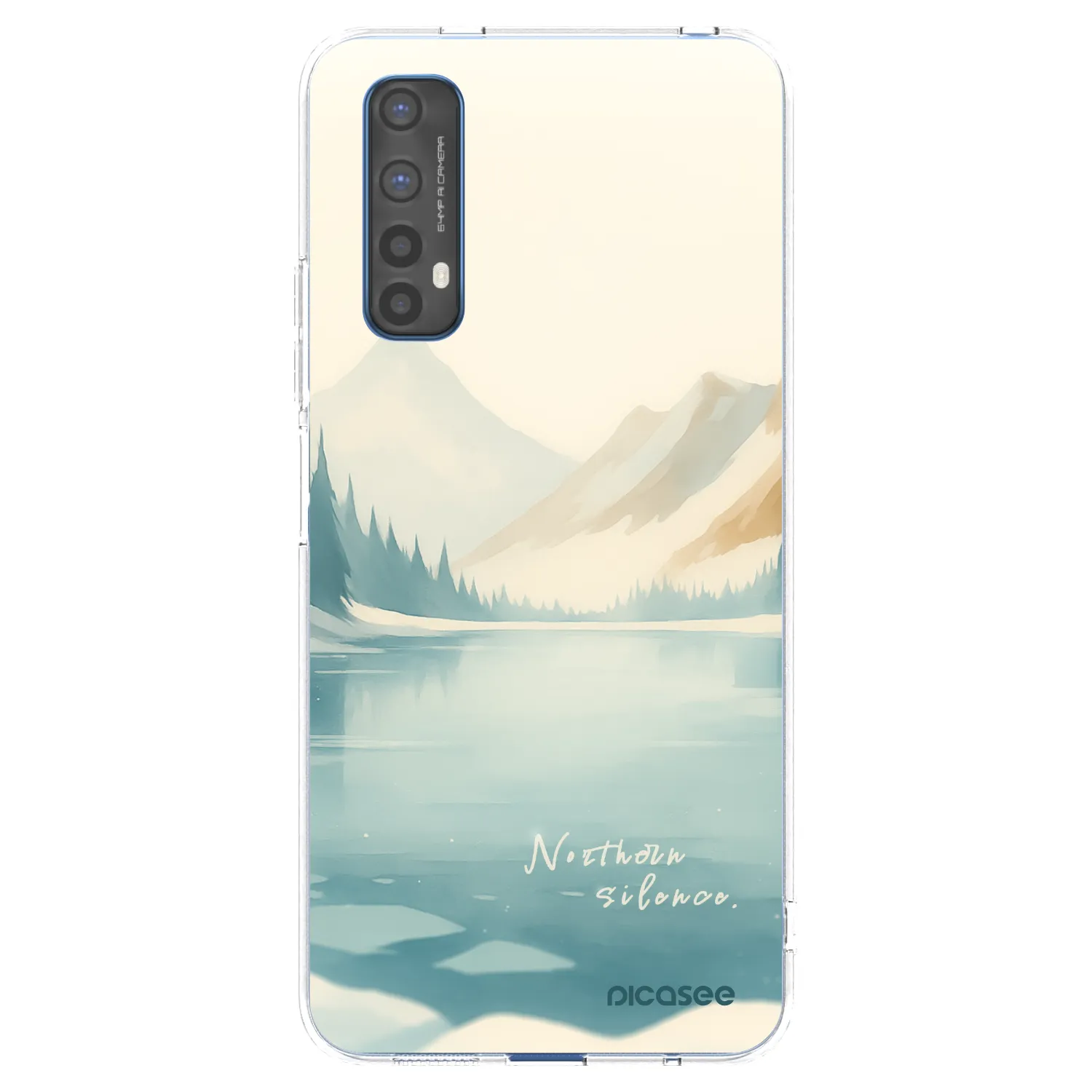 Picasee átlátszó szilikon tok az alábbi mobiltelefonokra Realme 7 - NOTHERN SILENCE