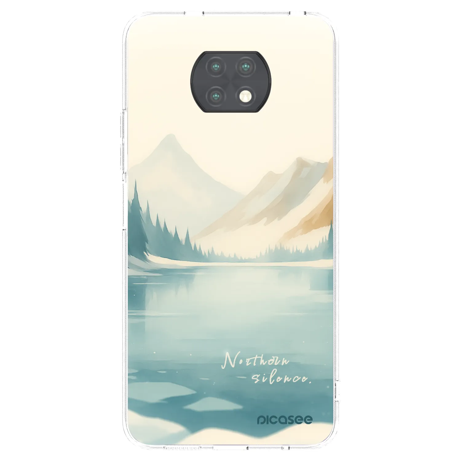 Picasee átlátszó szilikon tok az alábbi mobiltelefonokra Xiaomi Redmi Note 9T - NOTHERN SILENCE