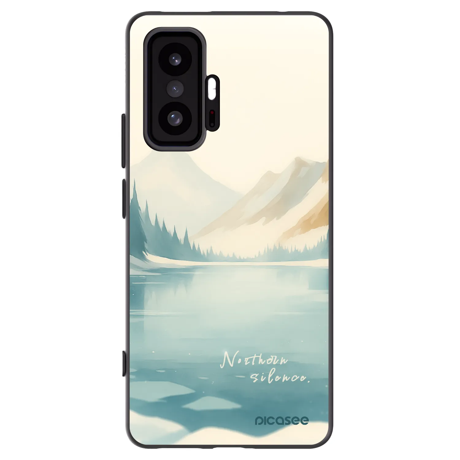 Picasee fekete szilikon tok az alábbi mobiltelefonokra Xiaomi 11T - NOTHERN SILENCE