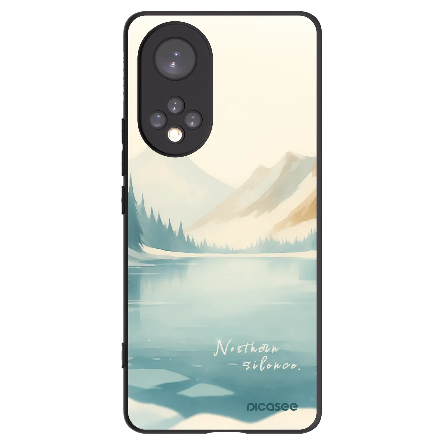 Picasee fekete szilikon tok az alábbi mobiltelefonokra Huawei Nova 9 - NOTHERN SILENCE