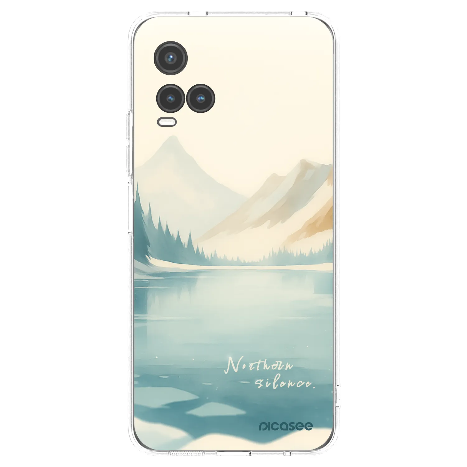 Picasee átlátszó szilikon tok az alábbi mobiltelefonokra Vivo Y33s - NOTHERN SILENCE