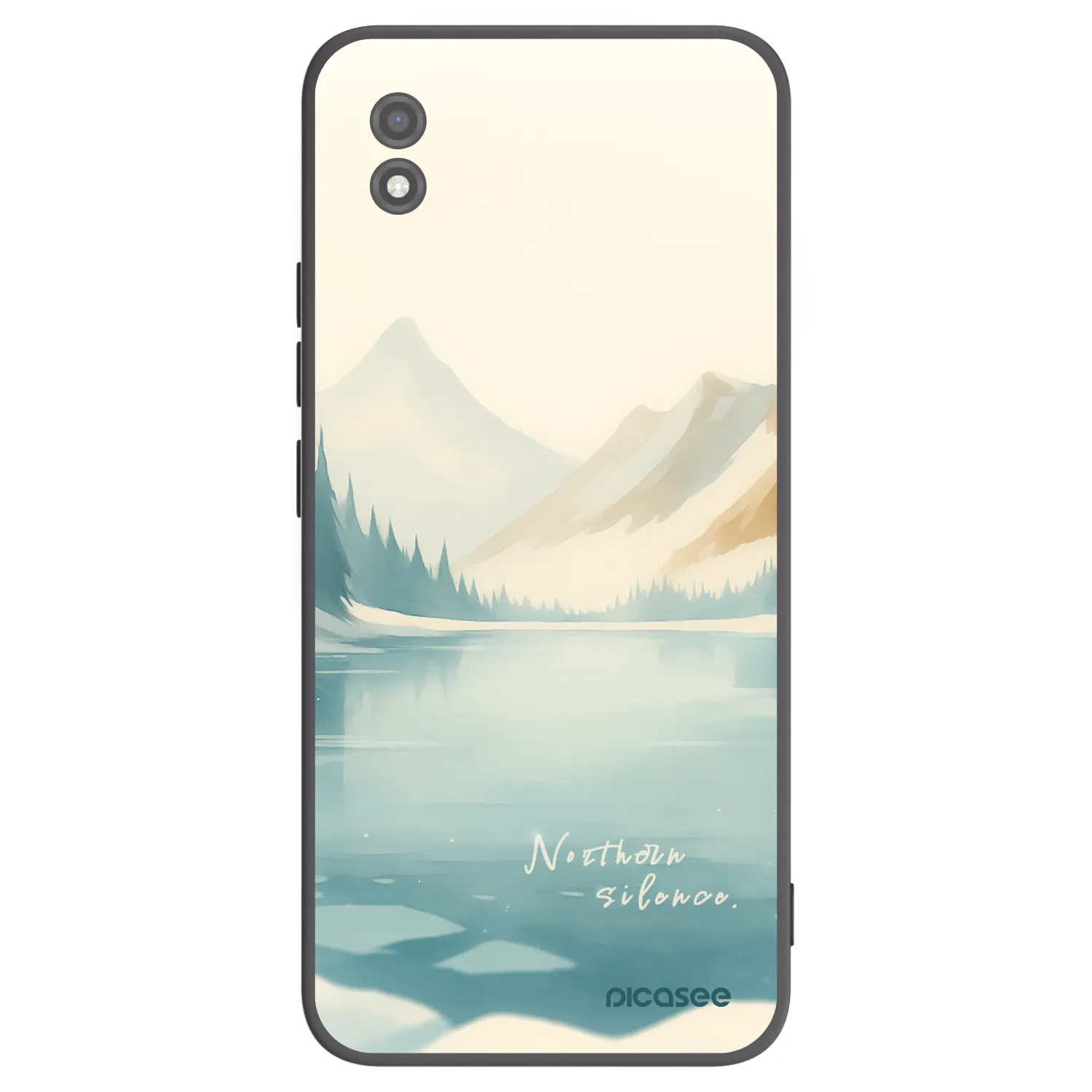 Picasee fekete szilikon tok az alábbi mobiltelefonokra Realme C11 (2021) - NOTHERN SILENCE