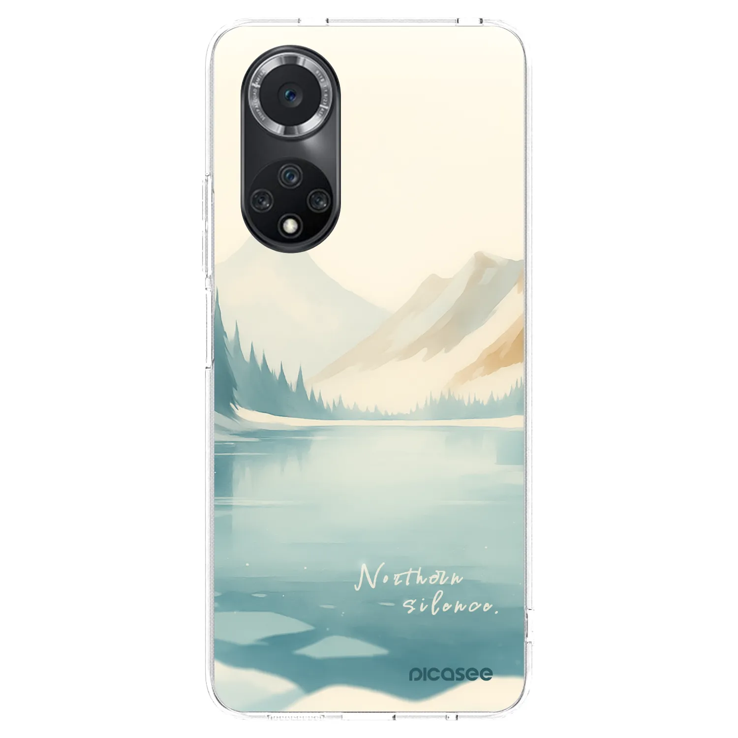 Picasee átlátszó szilikon tok az alábbi mobiltelefonokra Huawei Nova 9 SE - NOTHERN SILENCE
