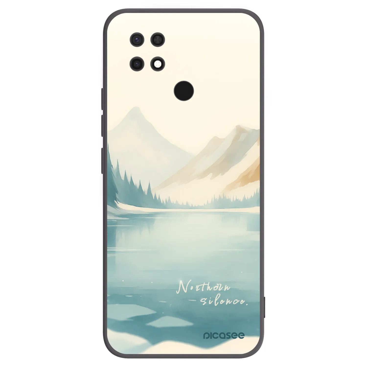 Picasee fekete szilikon tok az alábbi mobiltelefonokra Xiaomi Redmi 10C - NOTHERN SILENCE