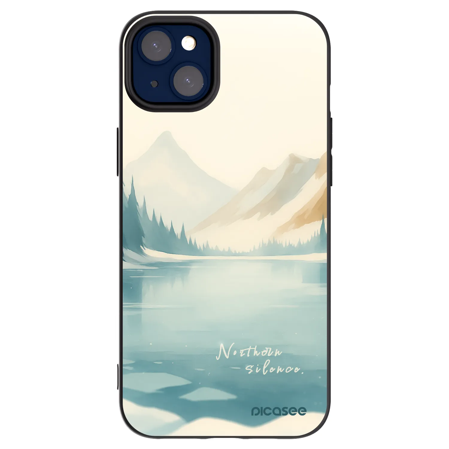 Picasee fekete szilikon tok az alábbi mobiltelefonokra Apple iPhone 14 Plus - NOTHERN SILENCE