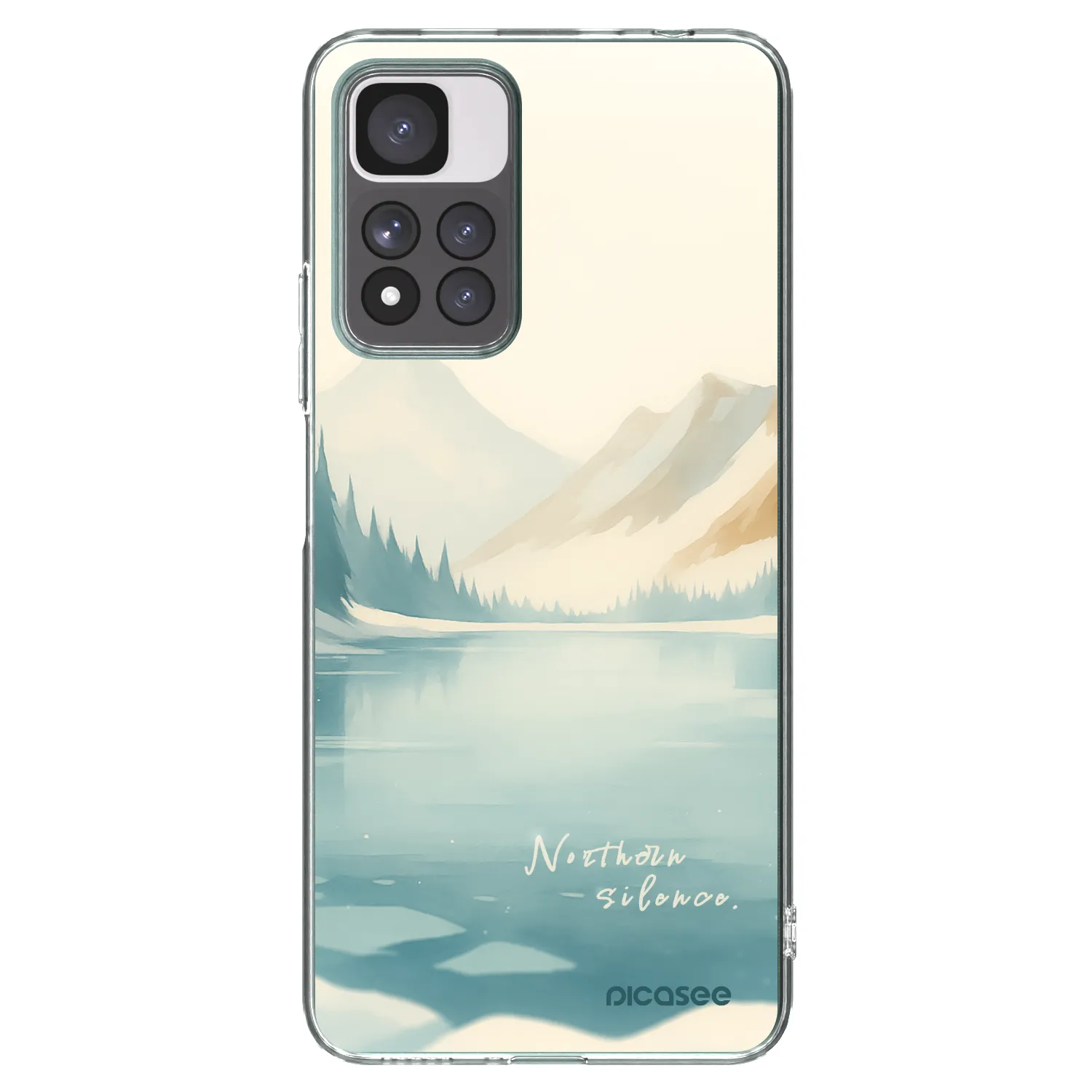 Picasee átlátszó szilikon tok az alábbi mobiltelefonokra Xiaomi Redmi Note 11 Pro+ 5G - NOTHERN SILENCE