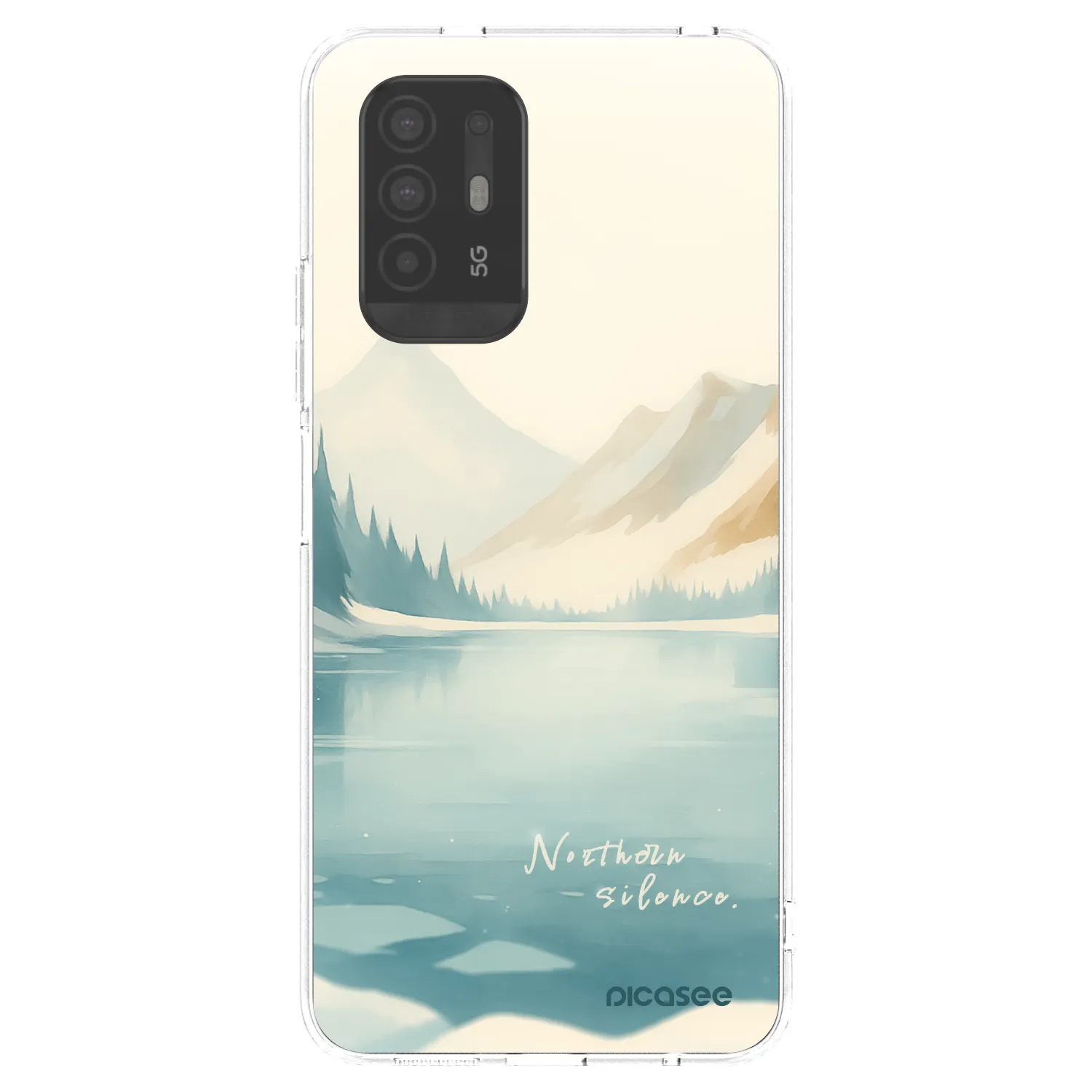 Picasee átlátszó szilikon tok az alábbi mobiltelefonokra OPPO A94 5G - NOTHERN SILENCE