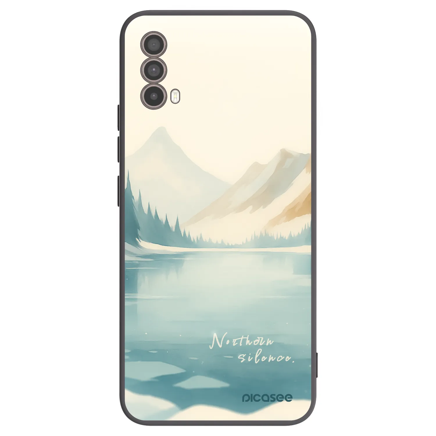 Picasee fekete szilikon tok az alábbi mobiltelefonokra Motorola Moto E40 - NOTHERN SILENCE