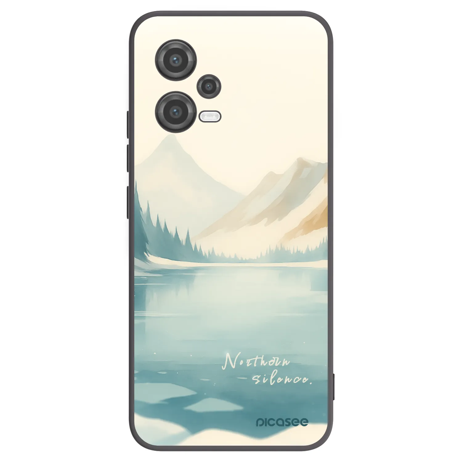 Picasee fekete szilikon tok az alábbi mobiltelefonokra Xiaomi Poco X5 - NOTHERN SILENCE