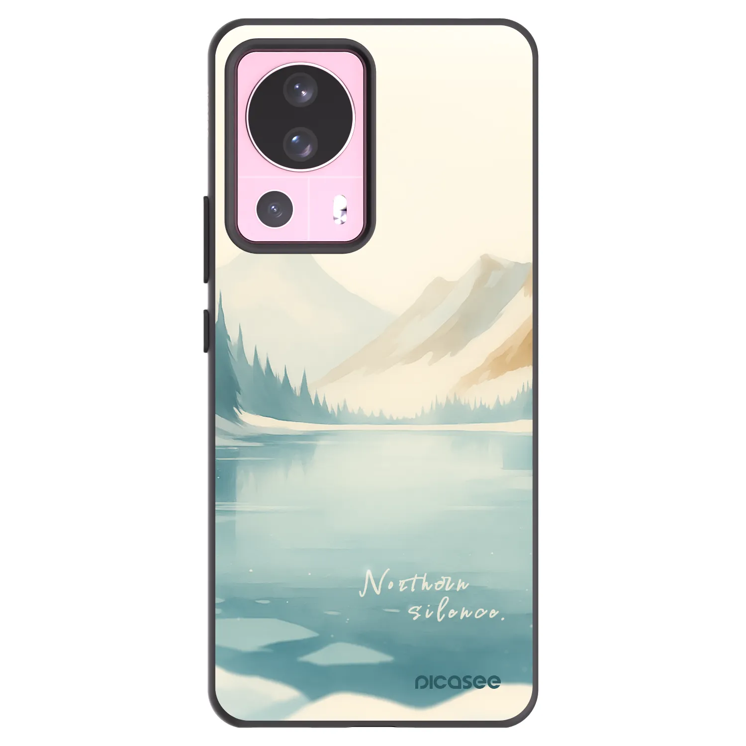 Picasee fekete szilikon tok az alábbi mobiltelefonokra Xiaomi 13 Lite - NOTHERN SILENCE