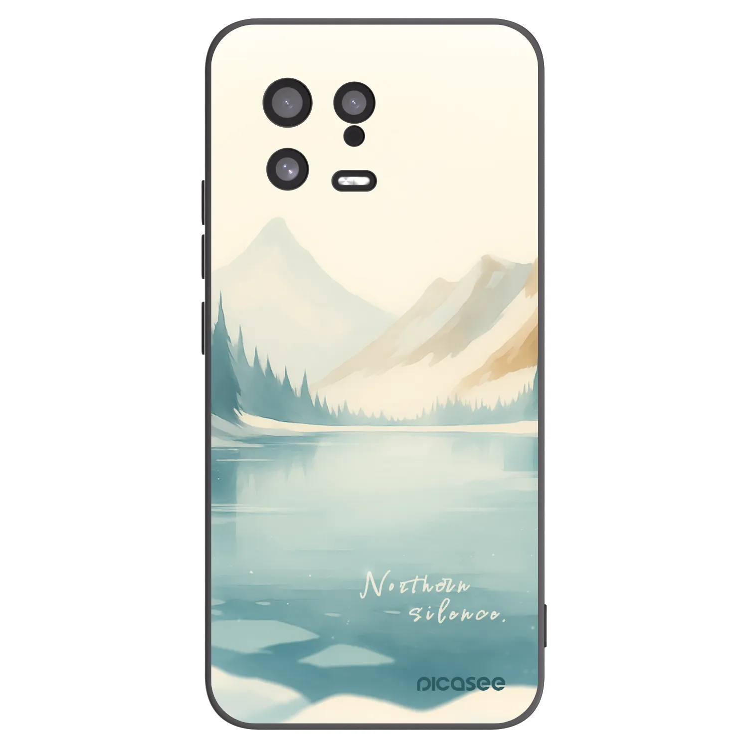 Picasee fekete szilikon tok az alábbi mobiltelefonokra Xiaomi 13 - NOTHERN SILENCE