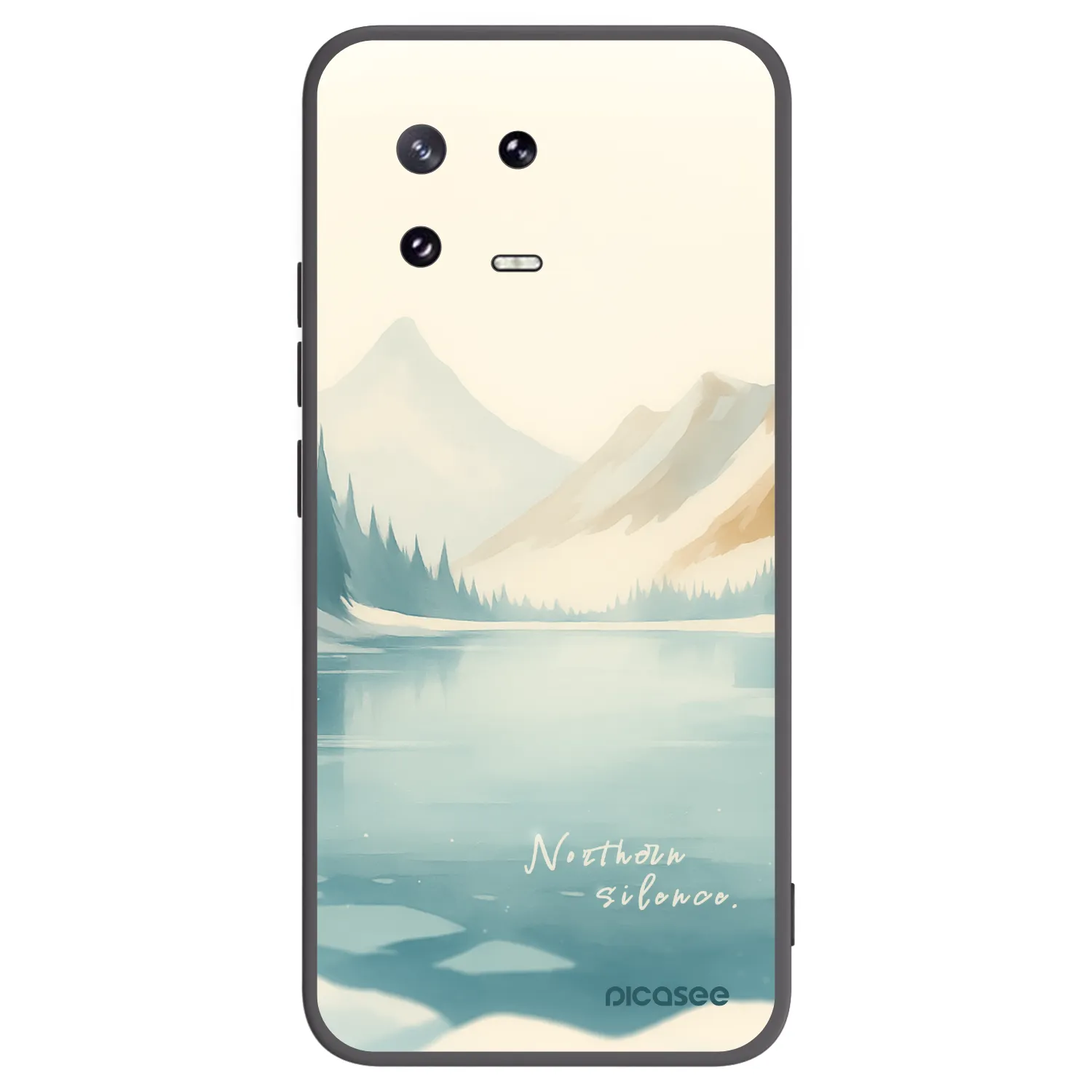 Picasee fekete szilikon tok az alábbi mobiltelefonokra Xiaomi 13 Pro - NOTHERN SILENCE