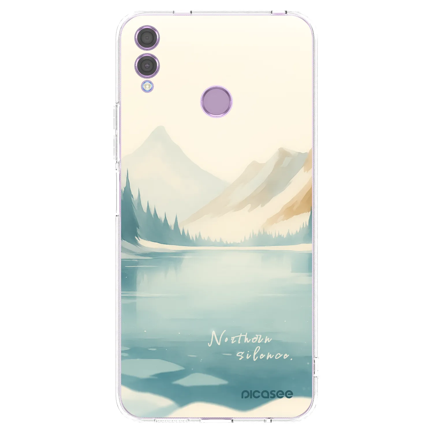 Picasee átlátszó szilikon tok az alábbi mobiltelefonokra Honor 8X - NOTHERN SILENCE