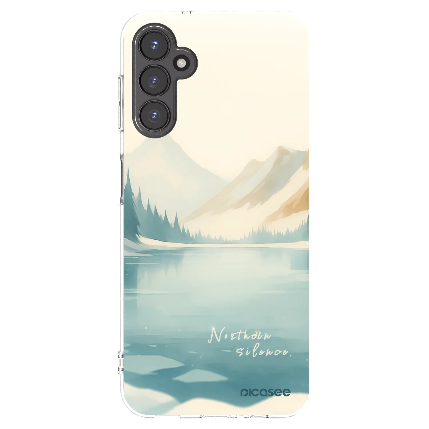 Picasee átlátszó szilikon tok az alábbi mobiltelefonokra Samsung Galaxy A14 4G A145R - NOTHERN SILENCE