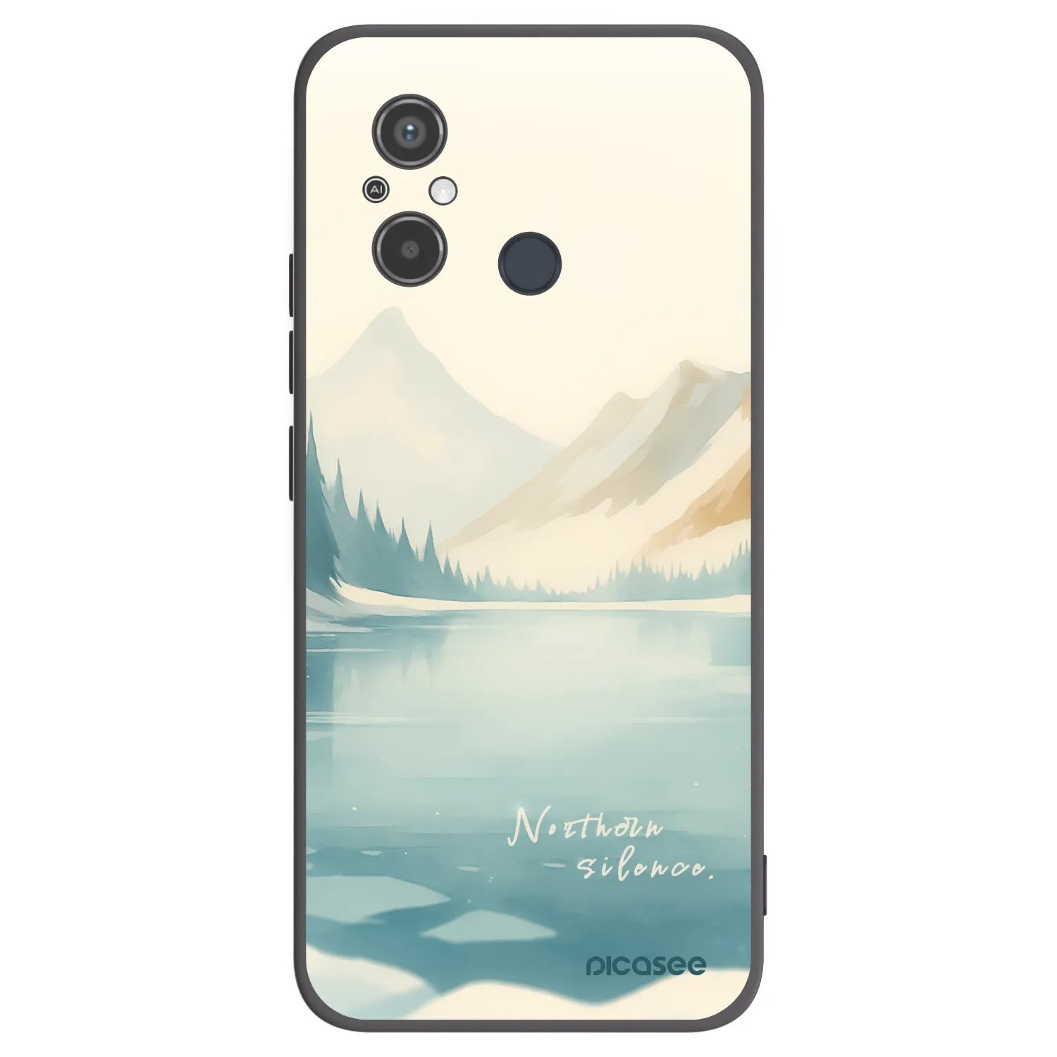 Picasee fekete szilikon tok az alábbi mobiltelefonokra Xiaomi Redmi 12C - NOTHERN SILENCE