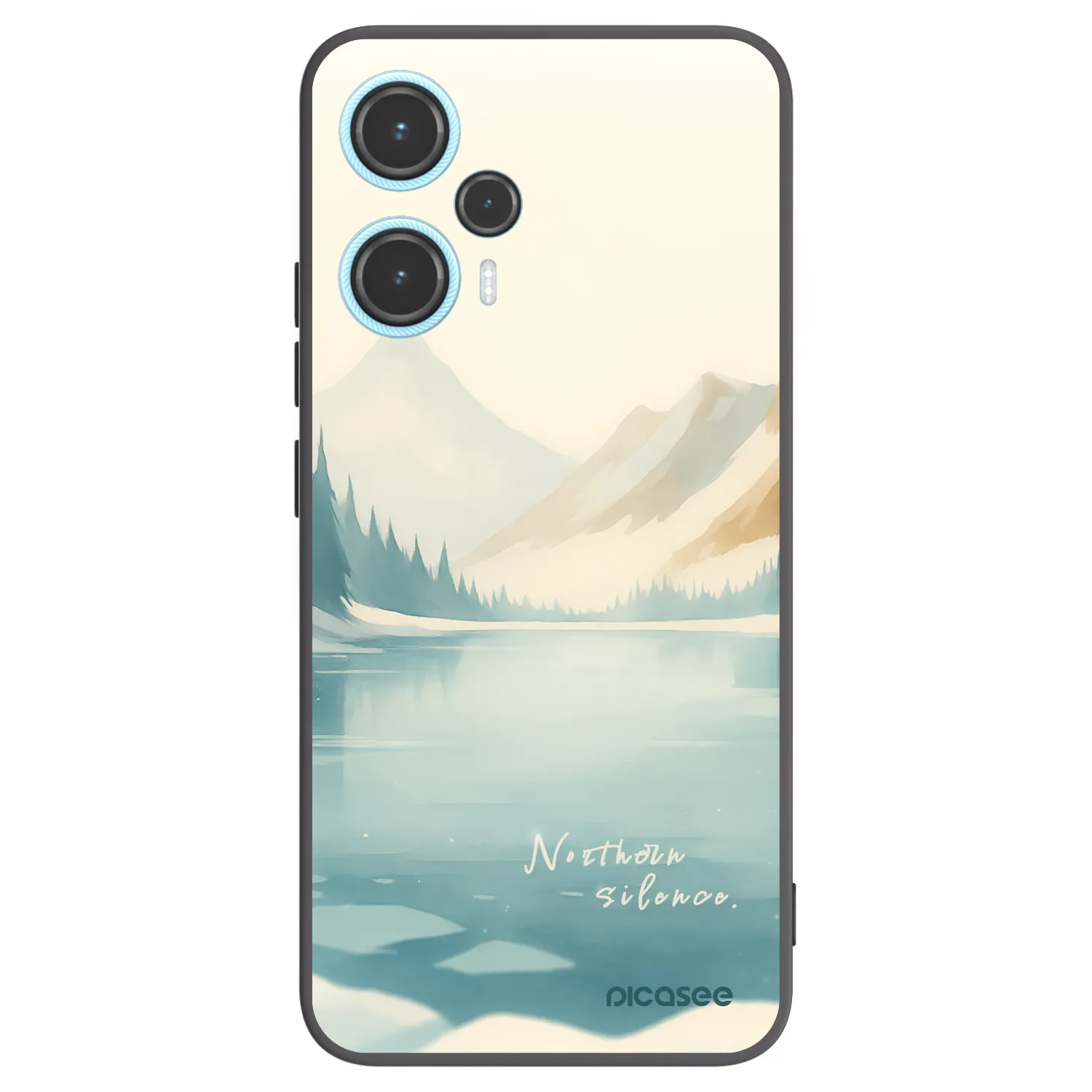 Picasee fekete szilikon tok az alábbi mobiltelefonokra Xiaomi Poco F5 - NOTHERN SILENCE