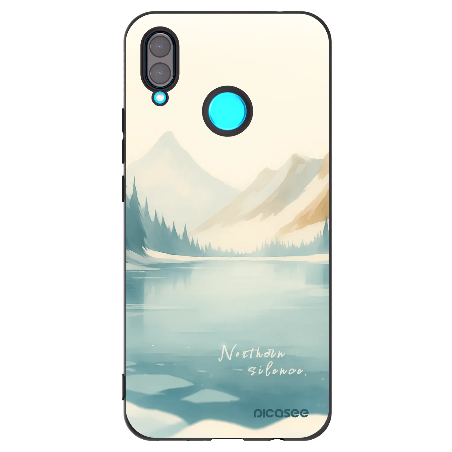Picasee fekete szilikon tok az alábbi mobiltelefonokra Huawei Nova 3i - NOTHERN SILENCE