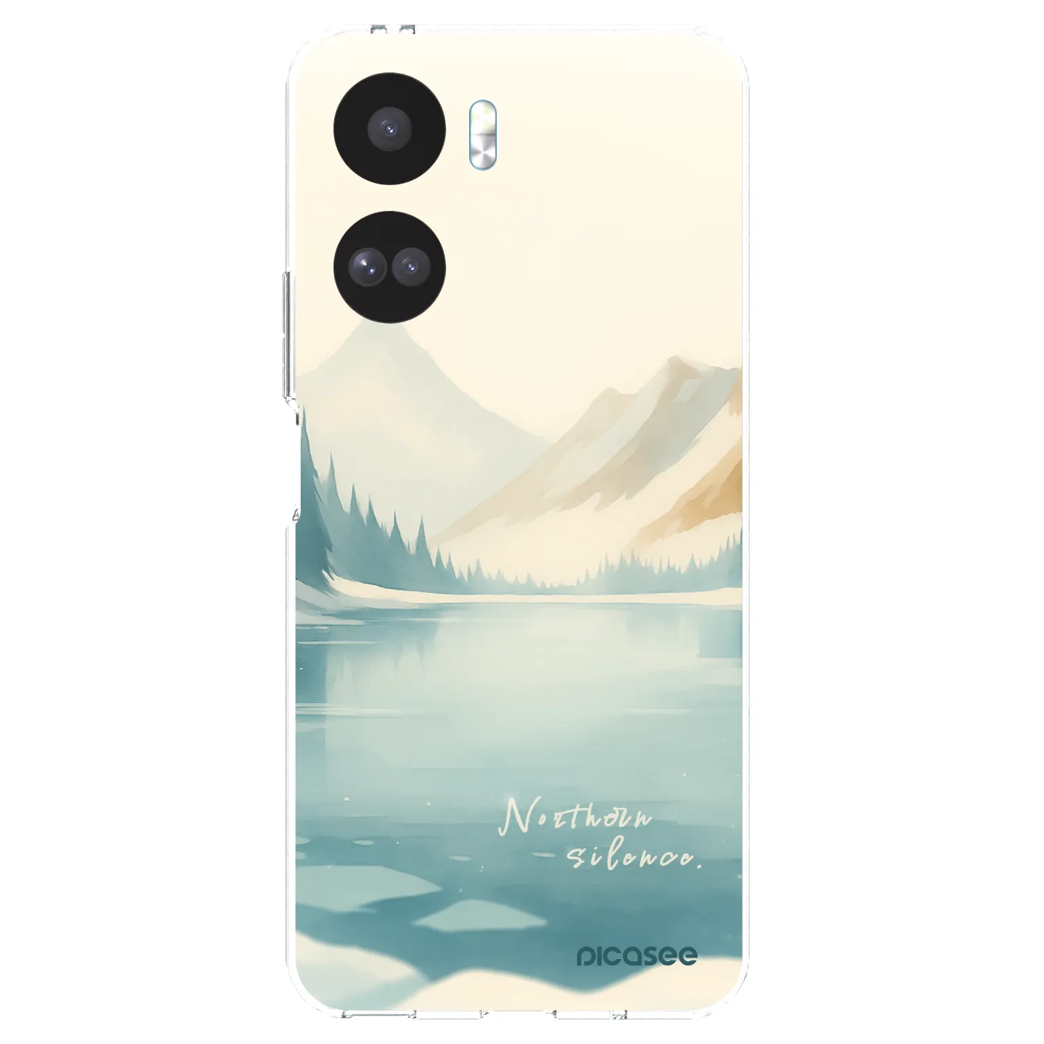 Picasee átlátszó szilikon tok az alábbi mobiltelefonokra Honor 90 Lite 5G - NOTHERN SILENCE