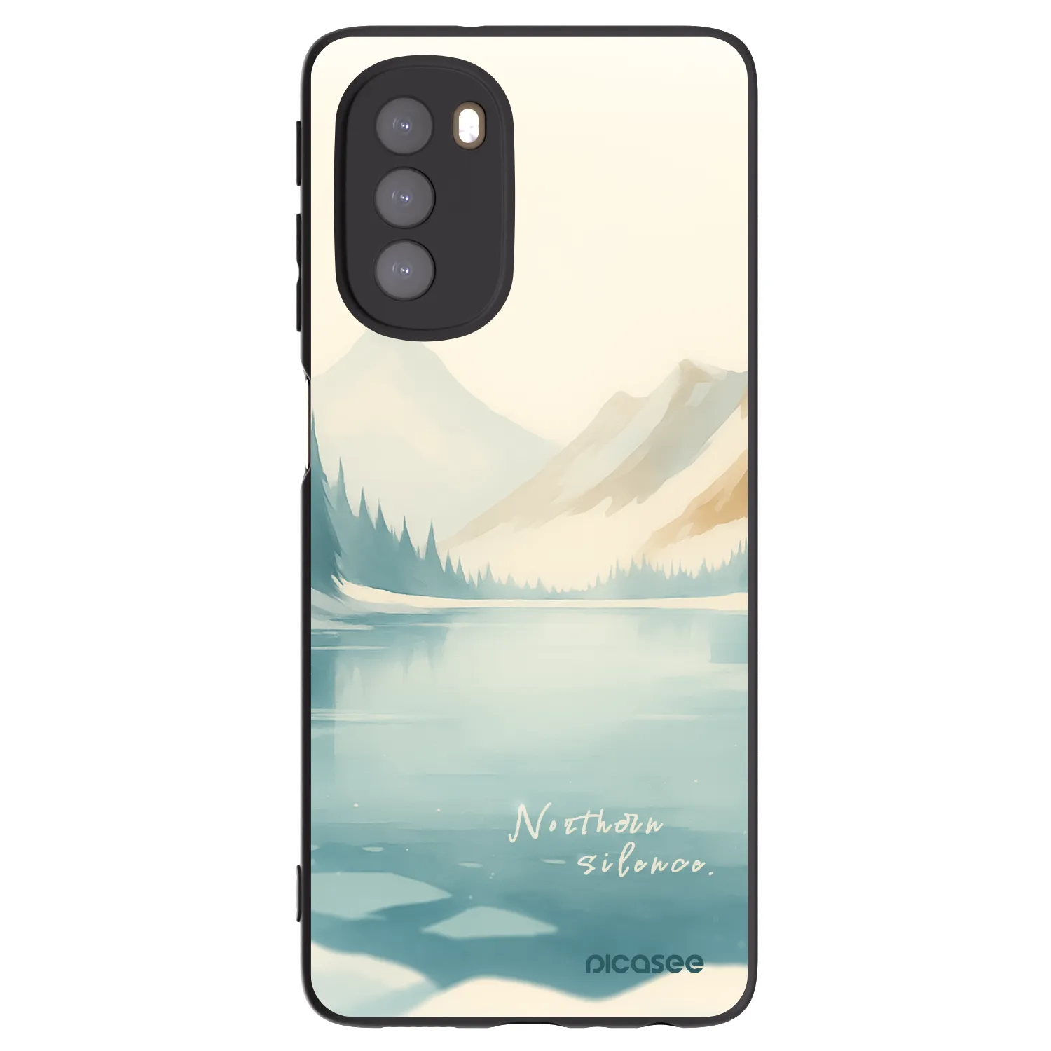 Picasee fekete szilikon tok az alábbi mobiltelefonokra Motorola Moto G51 - NOTHERN SILENCE