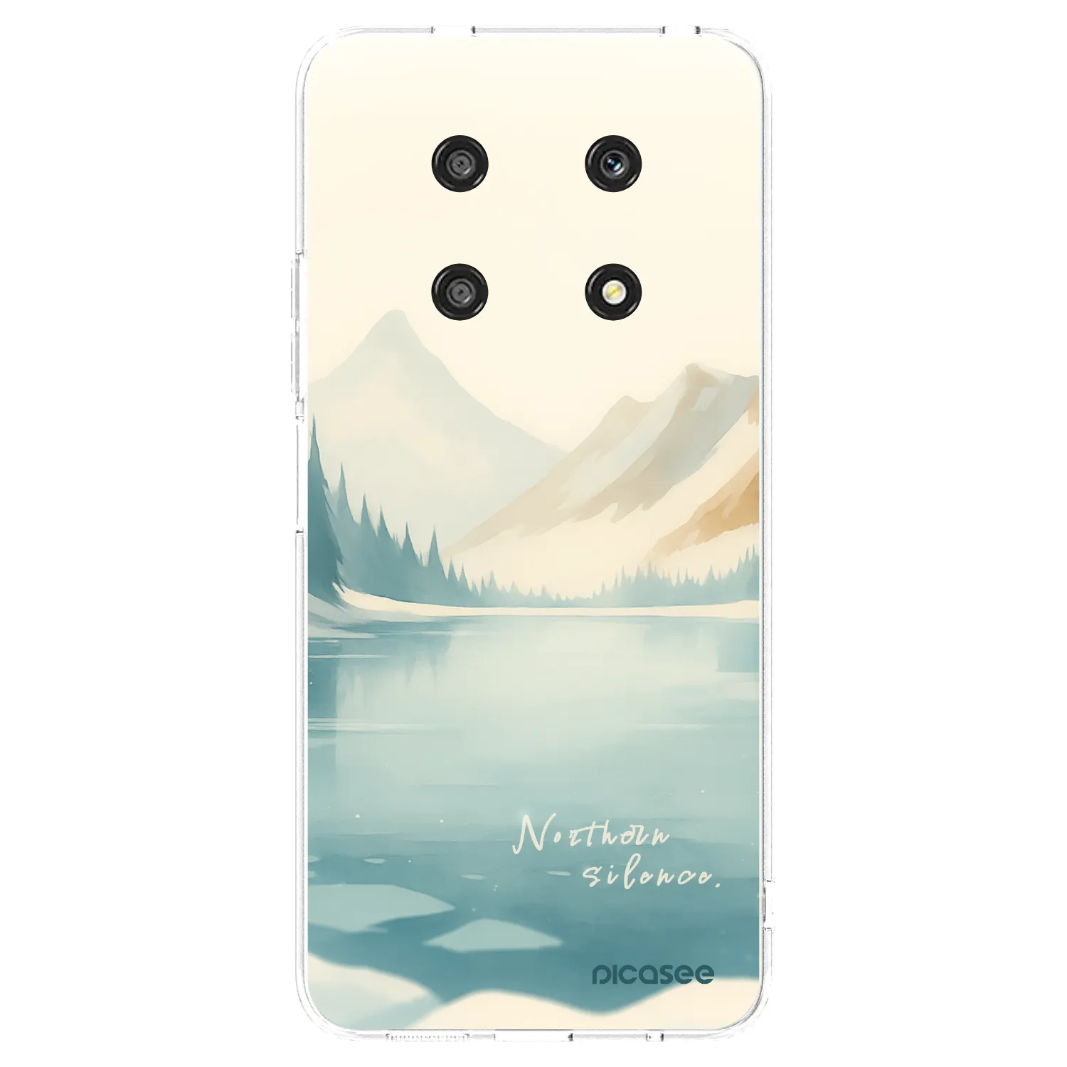 Picasee átlátszó szilikon tok az alábbi mobiltelefonokra Honor Magic4 Lite 5G - NOTHERN SILENCE