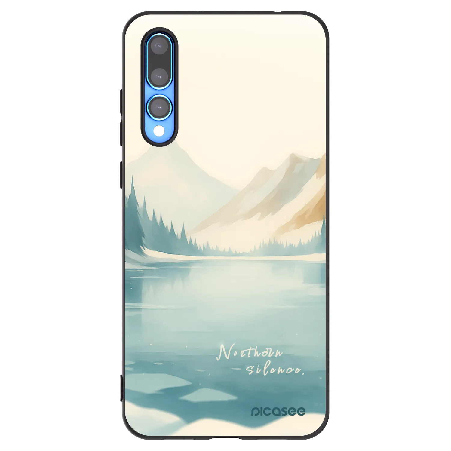 Picasee fekete szilikon tok az alábbi mobiltelefonokra Huawei P20 Pro - NOTHERN SILENCE