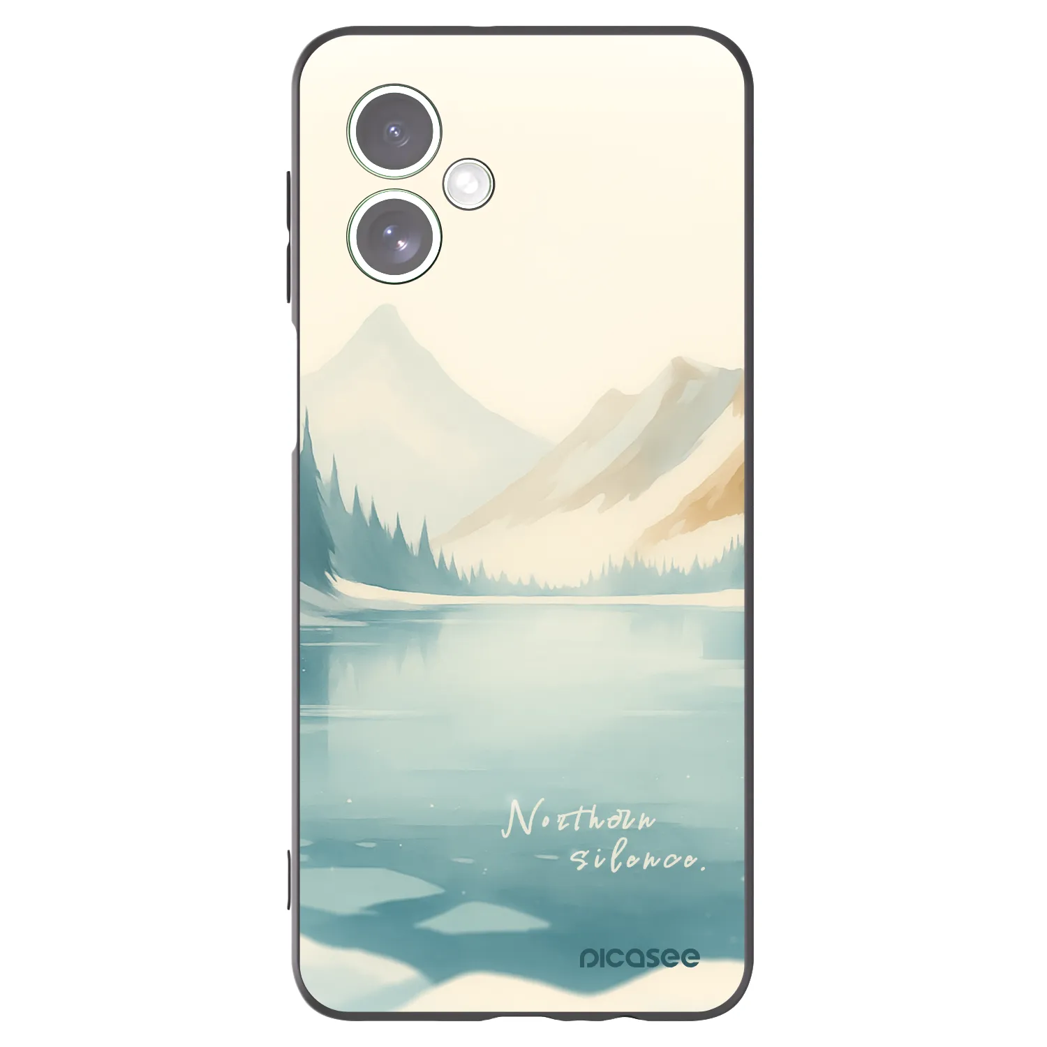 Picasee fekete szilikon tok az alábbi mobiltelefonokra Motorola Moto G54 5G - NOTHERN SILENCE