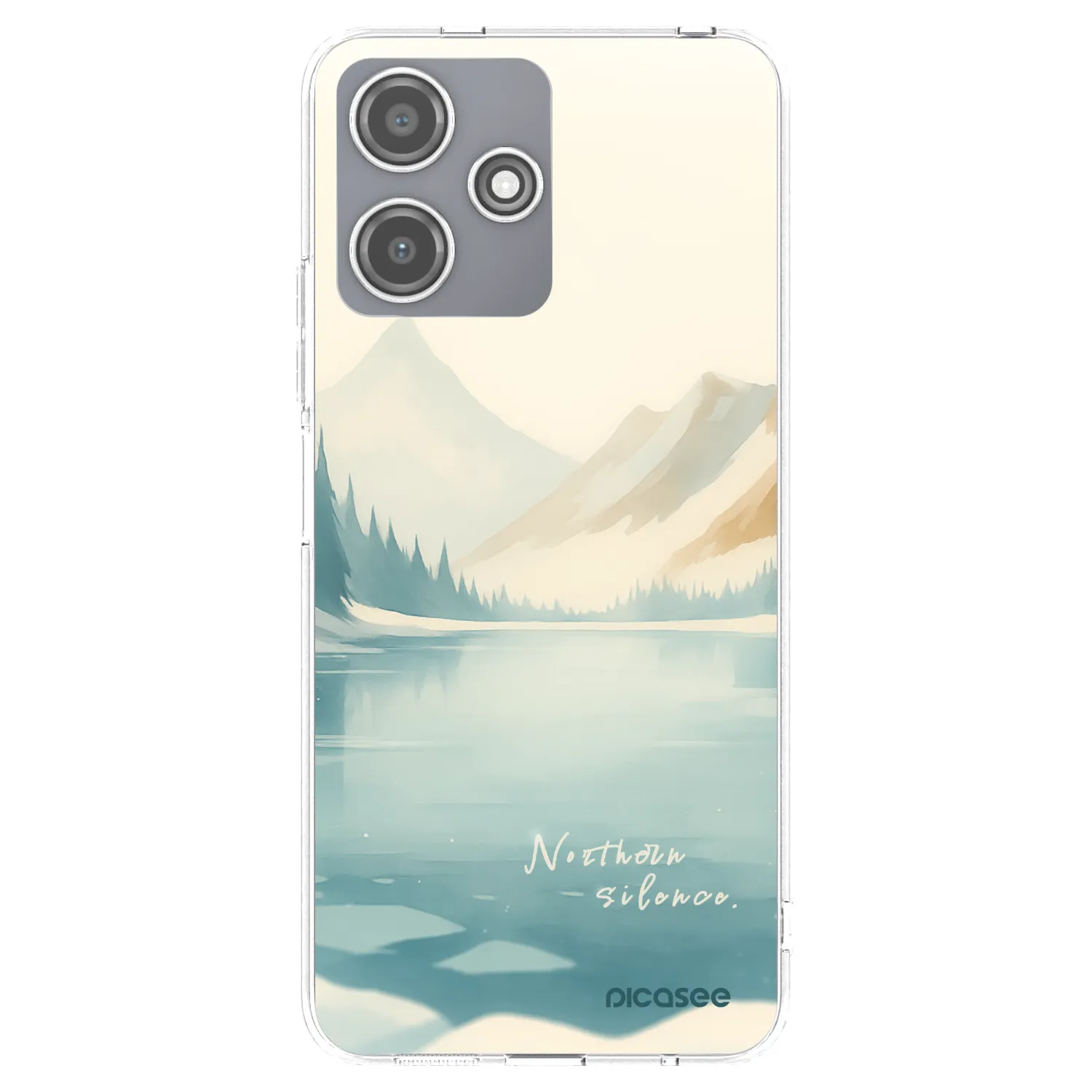 Picasee átlátszó szilikon tok az alábbi mobiltelefonokra Xiaomi Redmi 12 5G - NOTHERN SILENCE