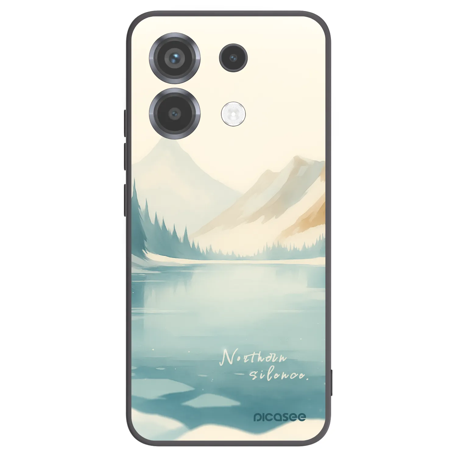 Picasee fekete szilikon tok az alábbi mobiltelefonokra Xiaomi Poco X6 - NOTHERN SILENCE