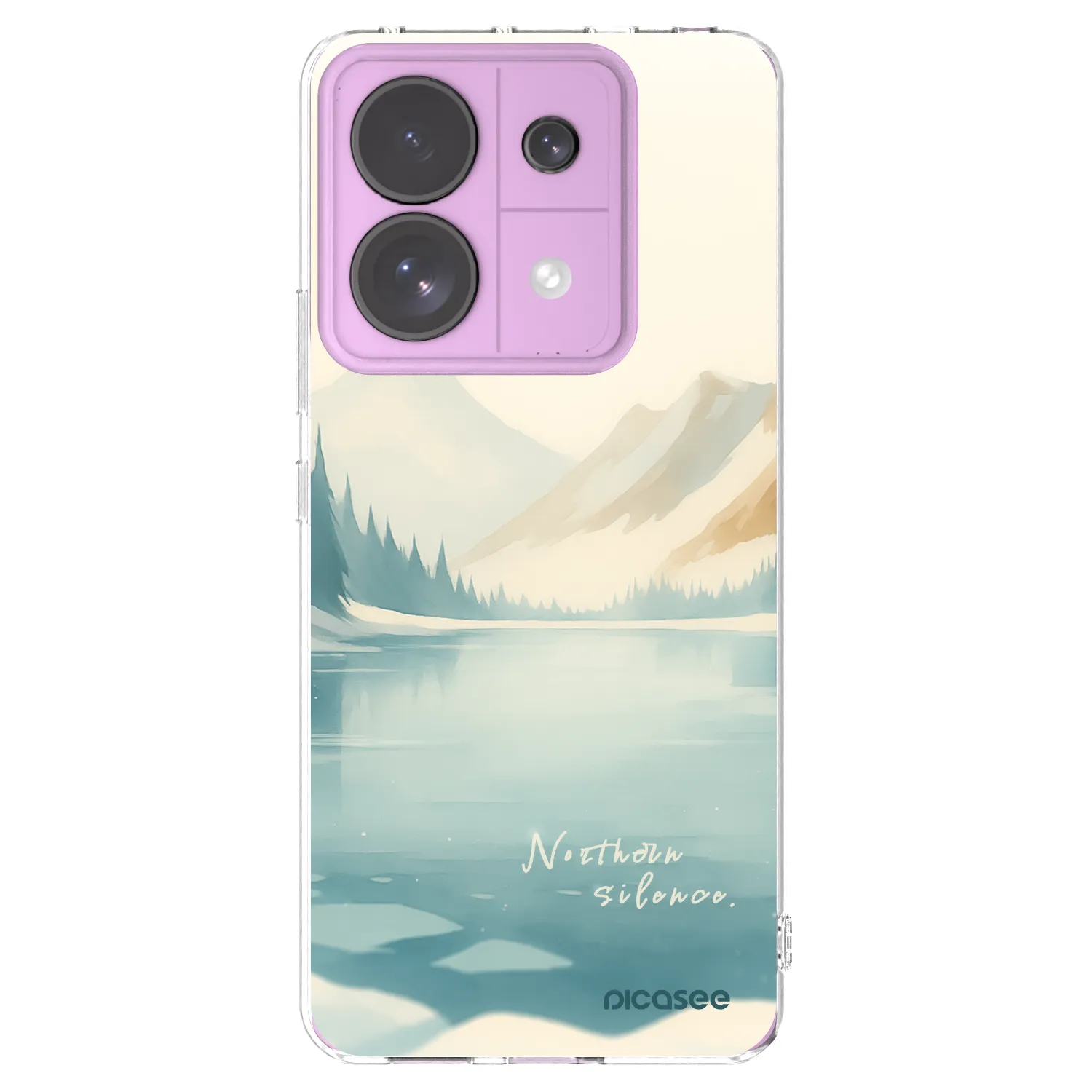 Picasee átlátszó szilikon tok az alábbi mobiltelefonokra Xiaomi Redmi Note 13 Pro 5G - NOTHERN SILENCE