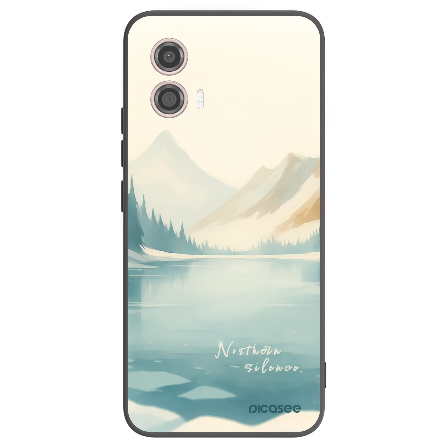 Picasee fekete szilikon tok az alábbi mobiltelefonokra Motorola Moto G53 5G - NOTHERN SILENCE