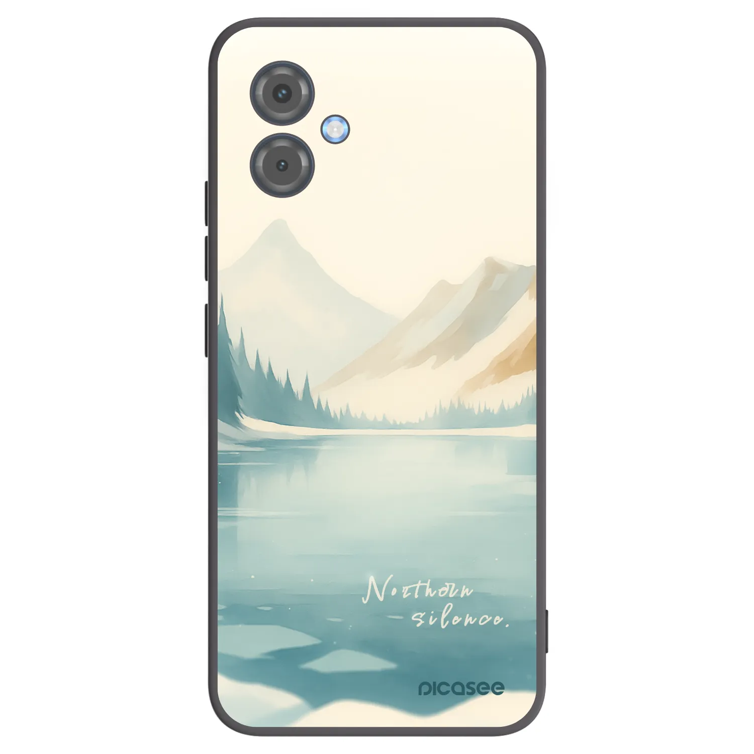 Picasee fekete szilikon tok az alábbi mobiltelefonokra Motorola Moto G14 - NOTHERN SILENCE