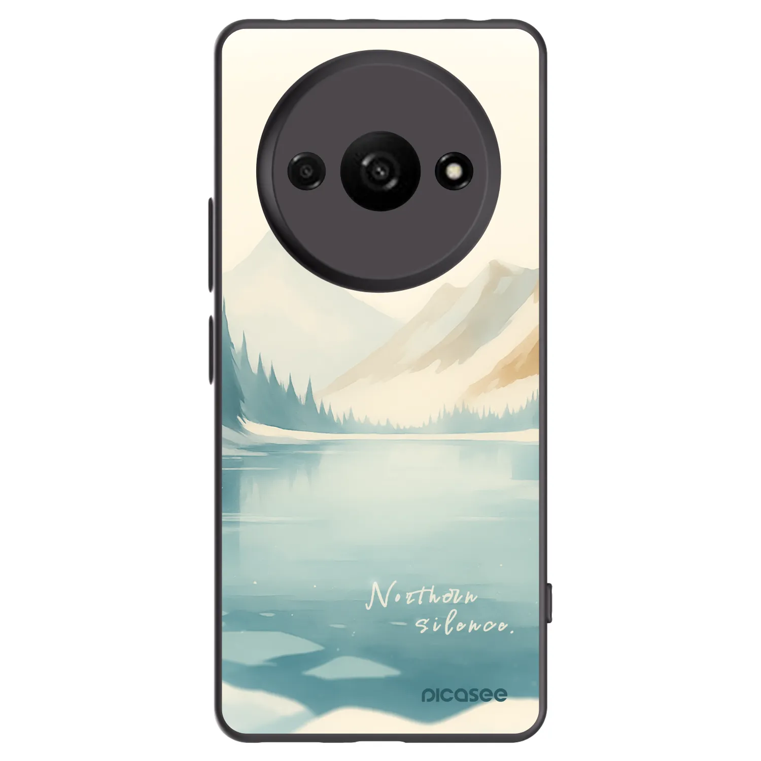 Picasee fekete szilikon tok az alábbi mobiltelefonokra Xiaomi Redmi A3 - NOTHERN SILENCE