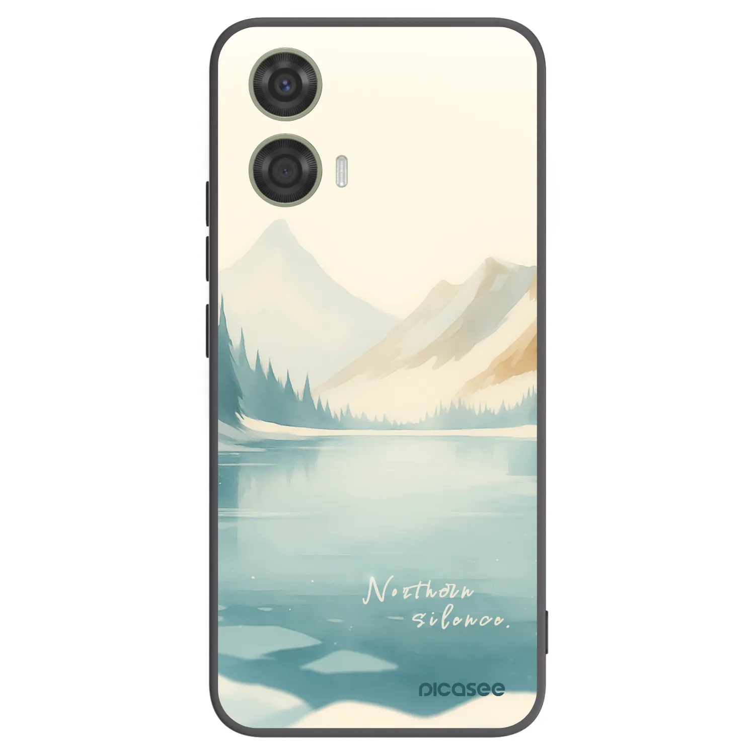 Picasee fekete szilikon tok az alábbi mobiltelefonokra Motorola Moto G24 - NOTHERN SILENCE