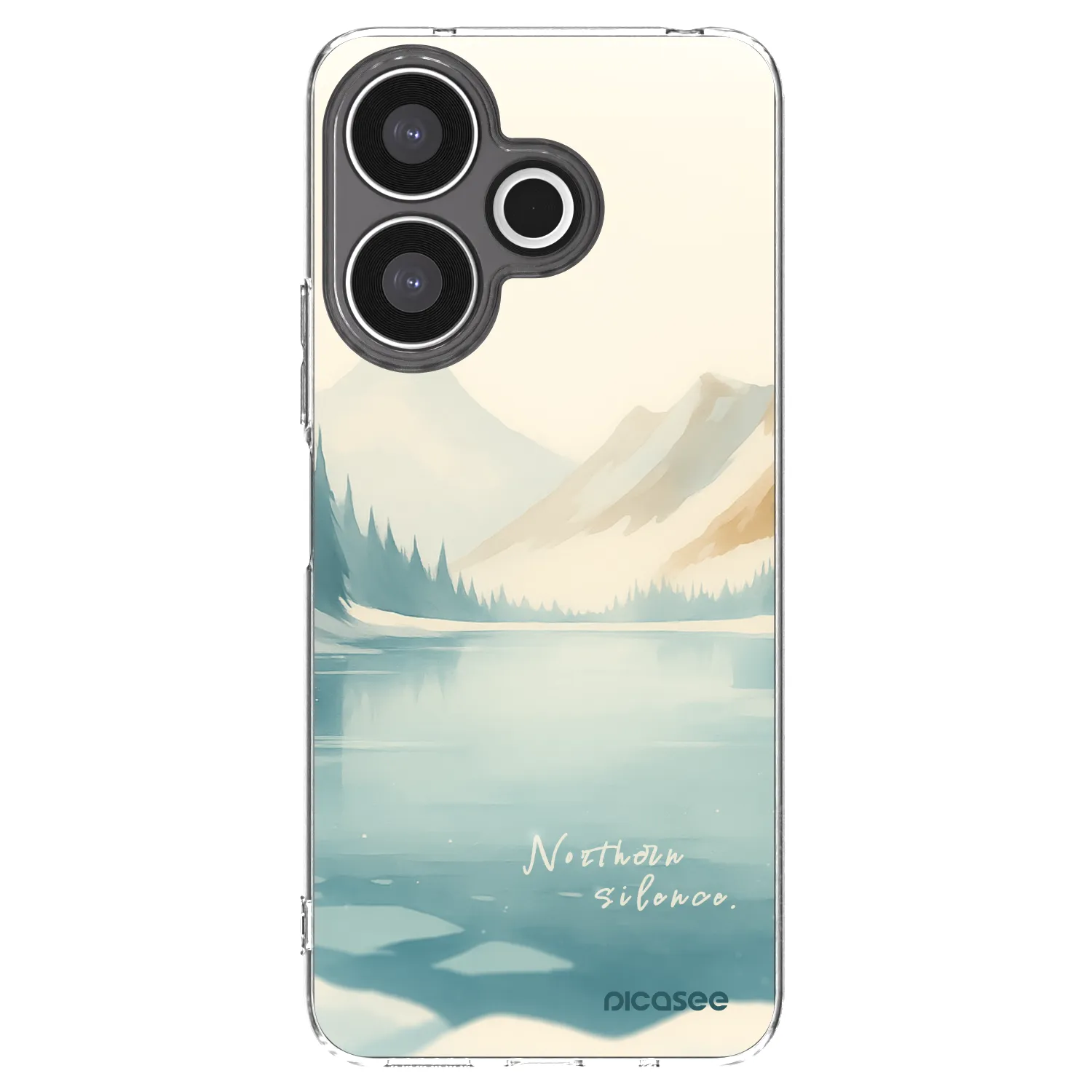 Picasee átlátszó szilikon tok az alábbi mobiltelefonokra Xiaomi Redmi 13 4G - NOTHERN SILENCE