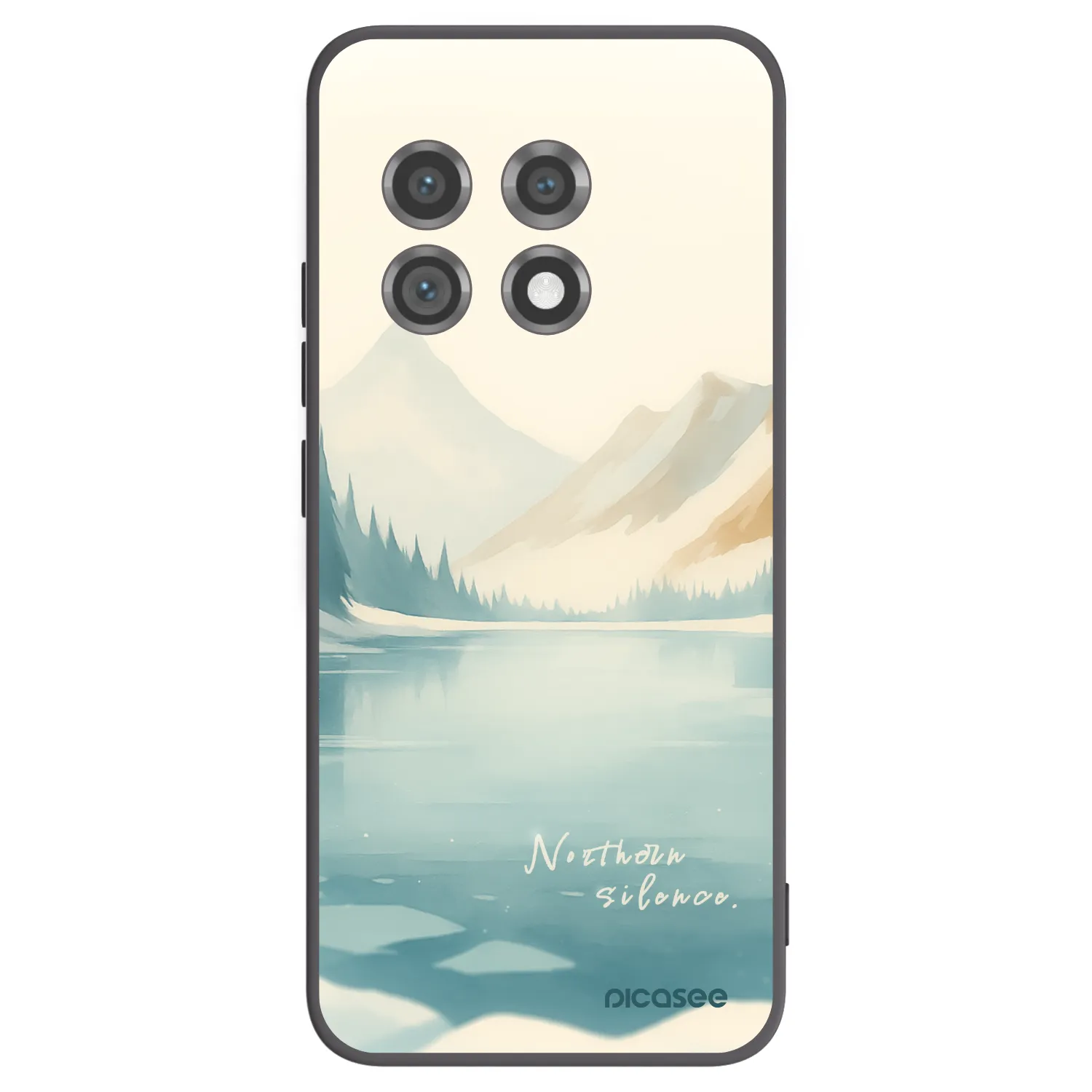 Picasee fekete szilikon tok az alábbi mobiltelefonokra OnePlus 11 5G - NOTHERN SILENCE