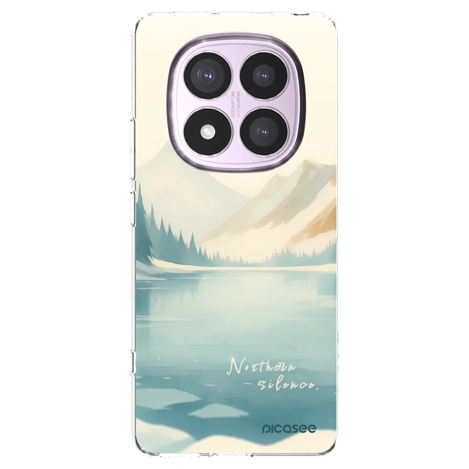 Picasee átlátszó szilikon tok az alábbi mobiltelefonokra Xiaomi Redmi Note 14 Pro 5G - NOTHERN SILENCE