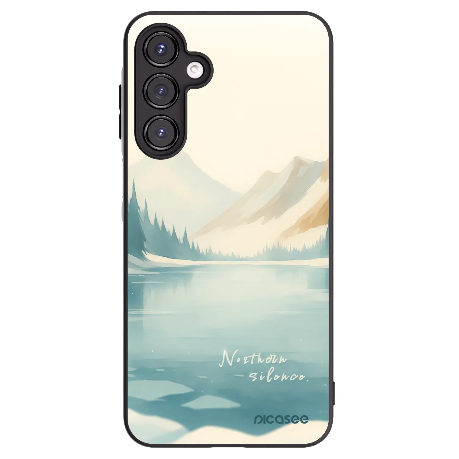 Picasee fekete szilikon tok az alábbi mobiltelefonokra Samsung Galaxy A16 5G - NOTHERN SILENCE