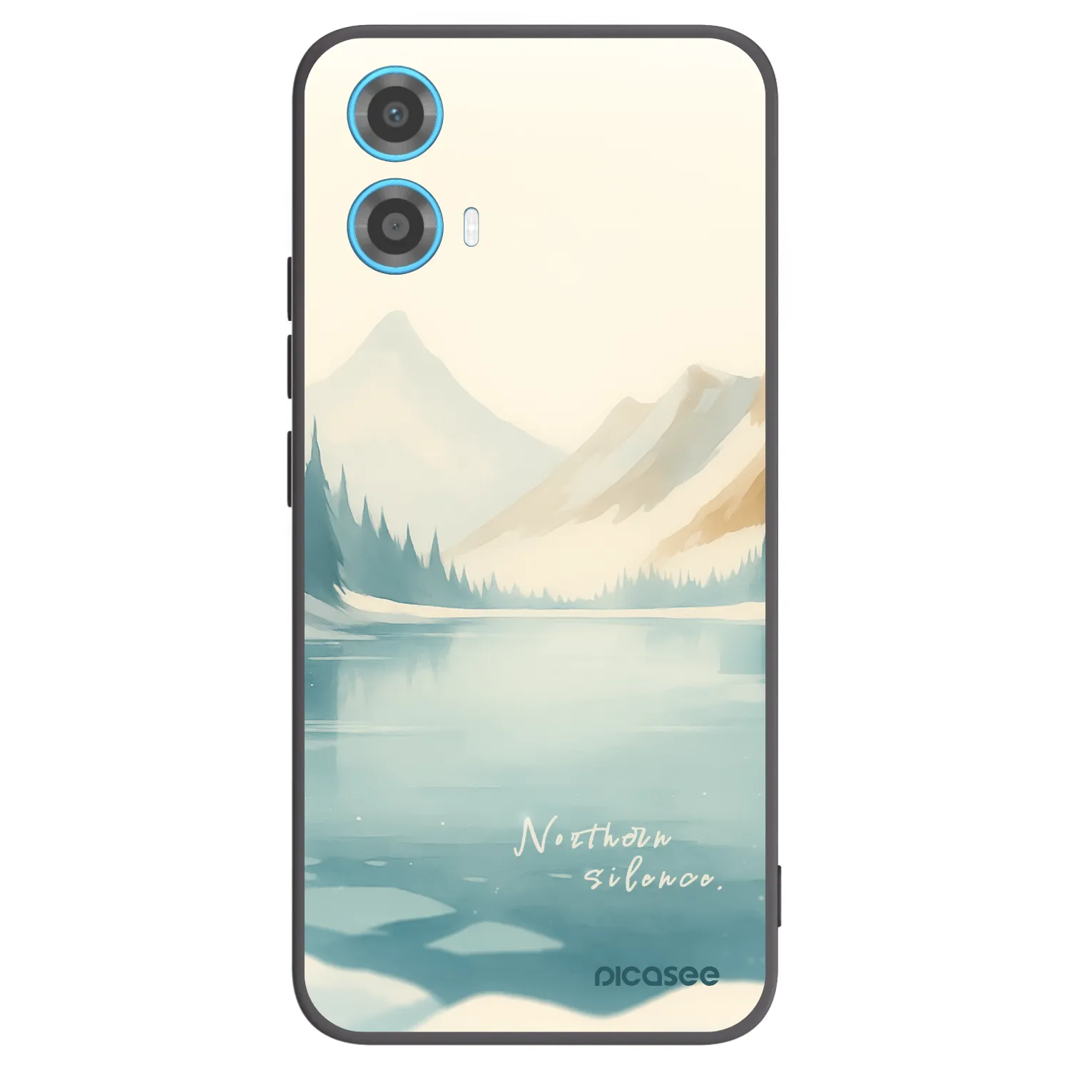 Picasee fekete szilikon tok az alábbi mobiltelefonokra Motorola Moto G34 5G - NOTHERN SILENCE