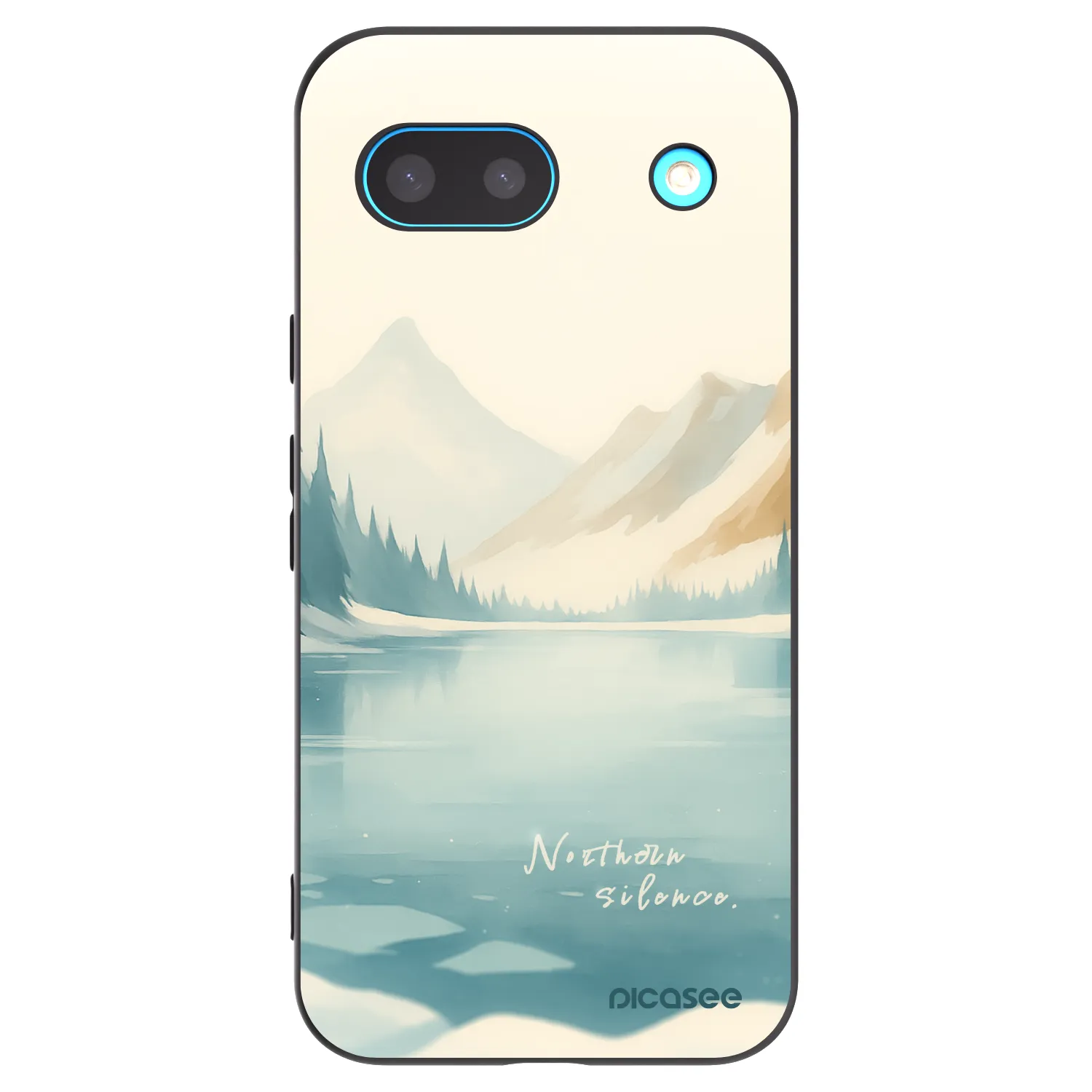 Picasee fekete szilikon tok az alábbi mobiltelefonokra Google Pixel 8a - NOTHERN SILENCE