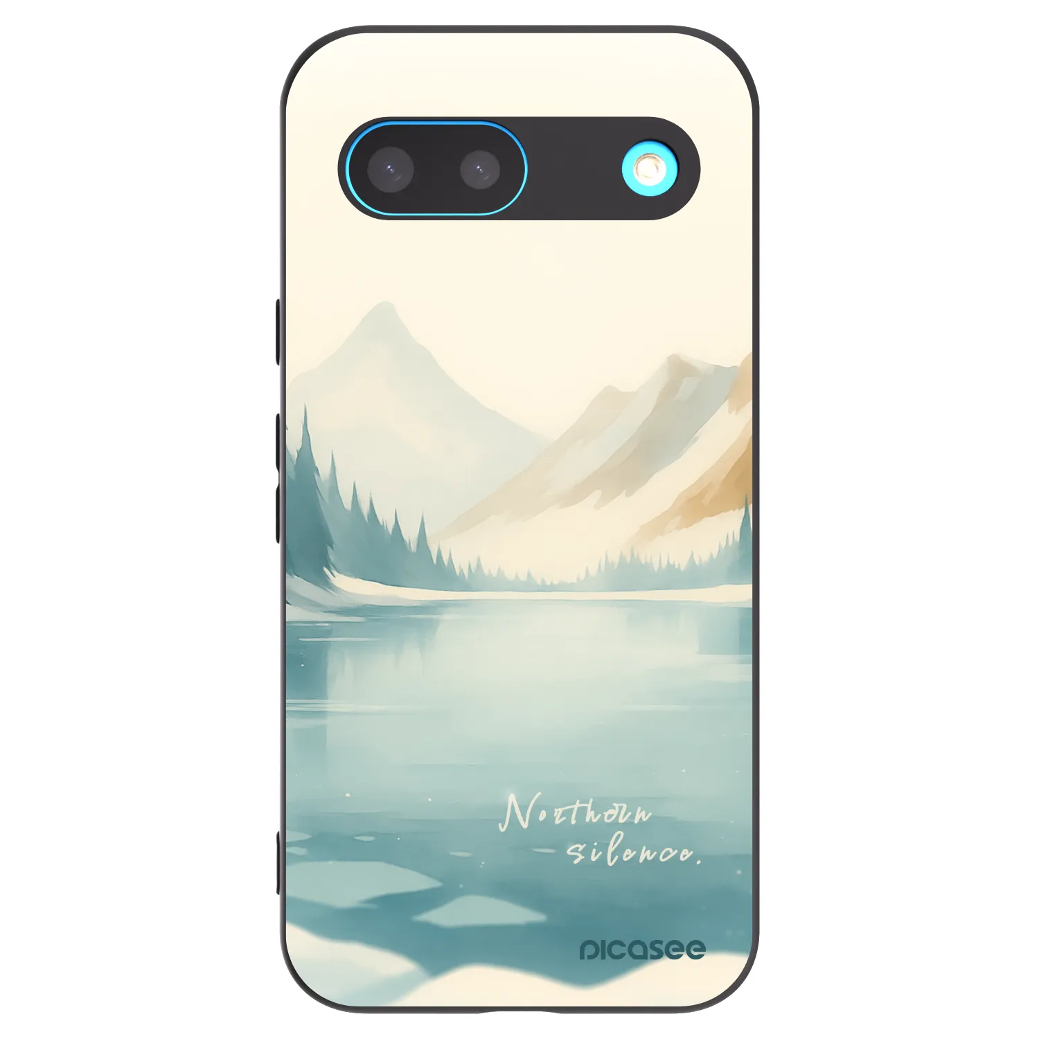 Picasee fekete szilikon tok az alábbi mobiltelefonokra Google Pixel 8 - NOTHERN SILENCE