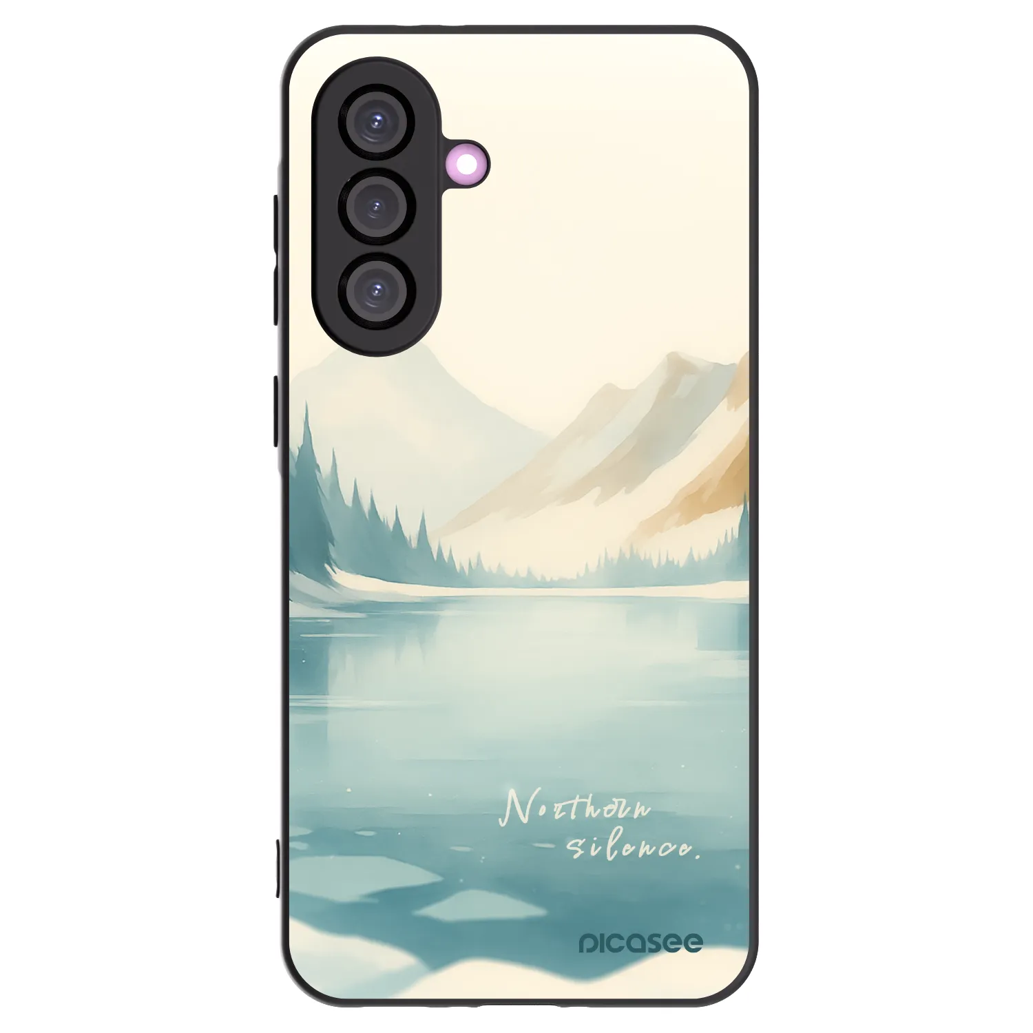 Picasee fekete szilikon tok az alábbi mobiltelefonokra Samsung Galaxy A36 5G - NOTHERN SILENCE