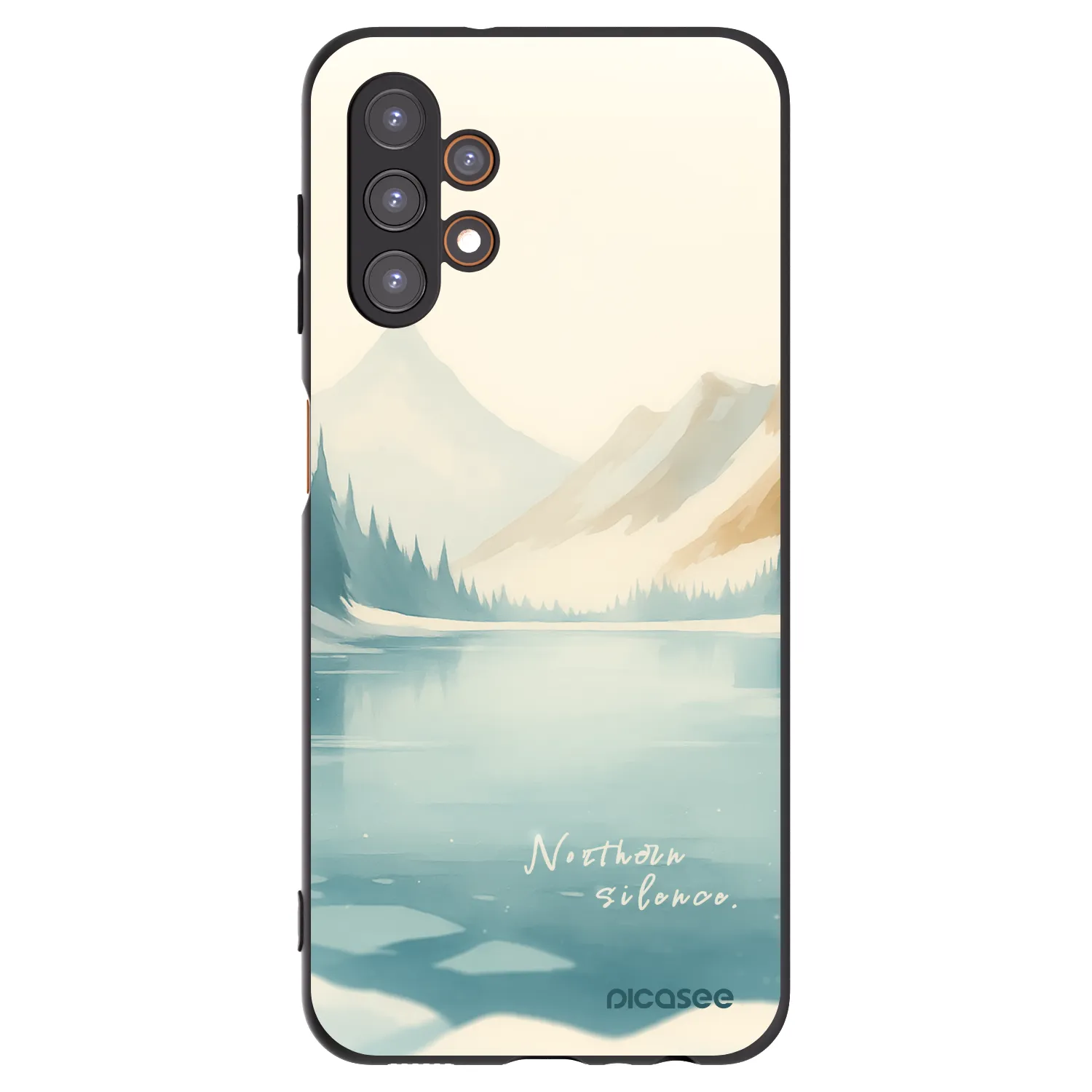 Picasee fekete szilikon tok az alábbi mobiltelefonokra Samsung Galaxy A13 5G - NOTHERN SILENCE