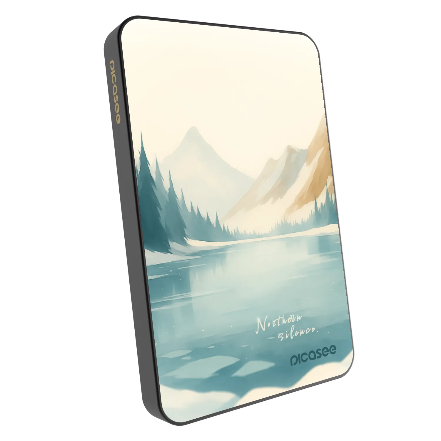 Picasee Powerbank MagSafe 5 000 mAh Szürke - NOTHERN SILENCE