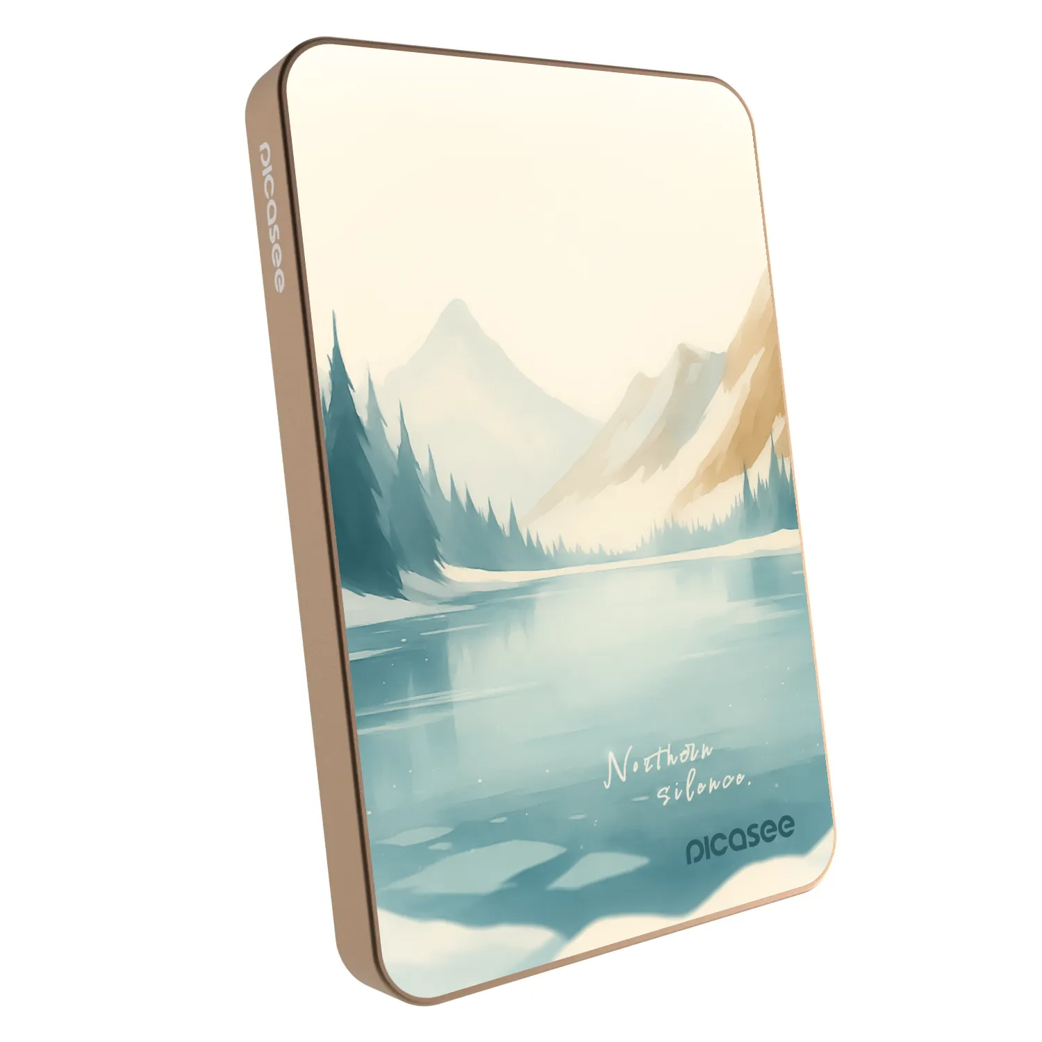 Picasee Powerbank MagSafe 5 000 mAh Aranysárga - NOTHERN SILENCE