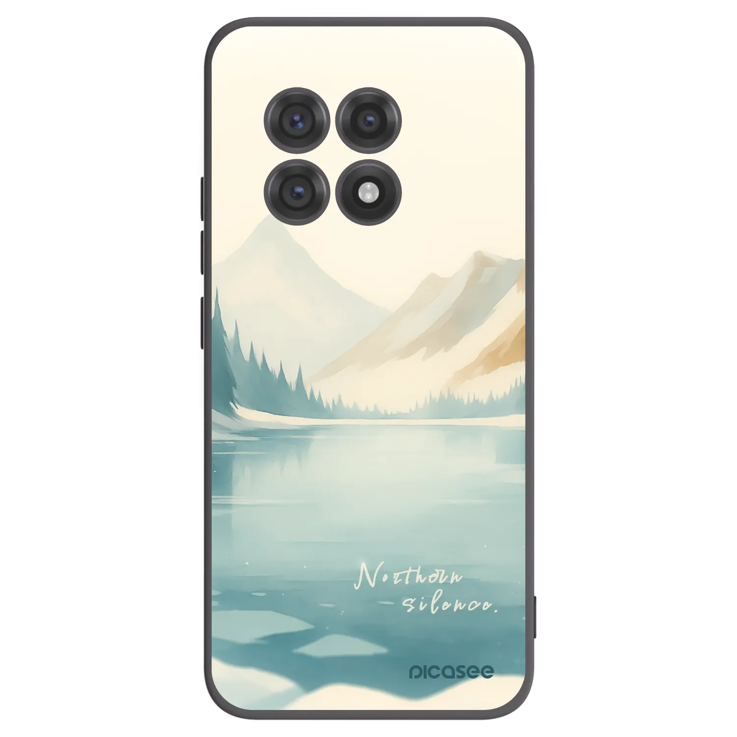Picasee fekete szilikon tok az alábbi mobiltelefonokra OnePlus 13R 5G - NOTHERN SILENCE
