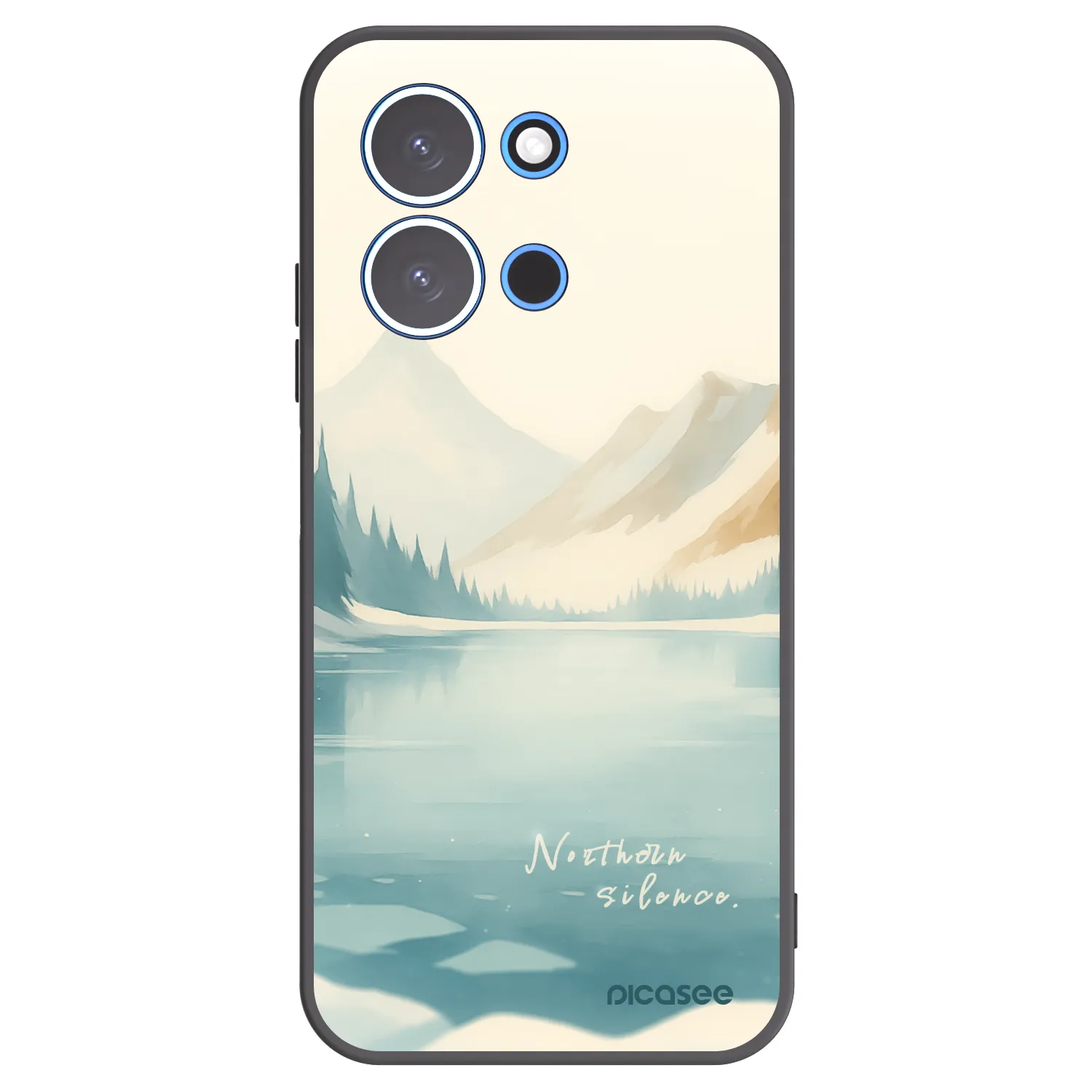 Picasee fekete szilikon tok az alábbi mobiltelefonokra Xiaomi Redmi 15C 4G - NOTHERN SILENCE